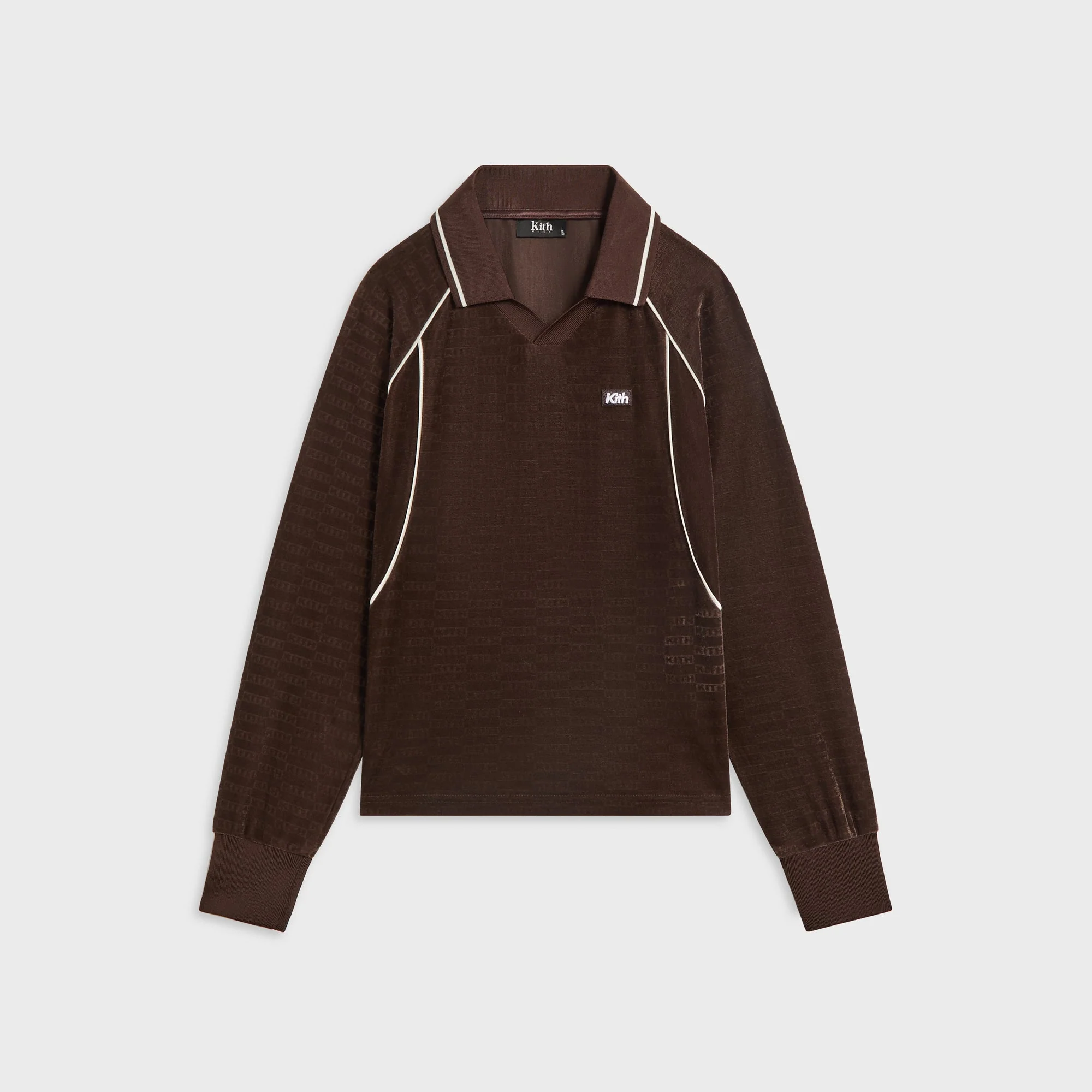 Kith Kids Monogram Velour Soccer Jersey - Kindling