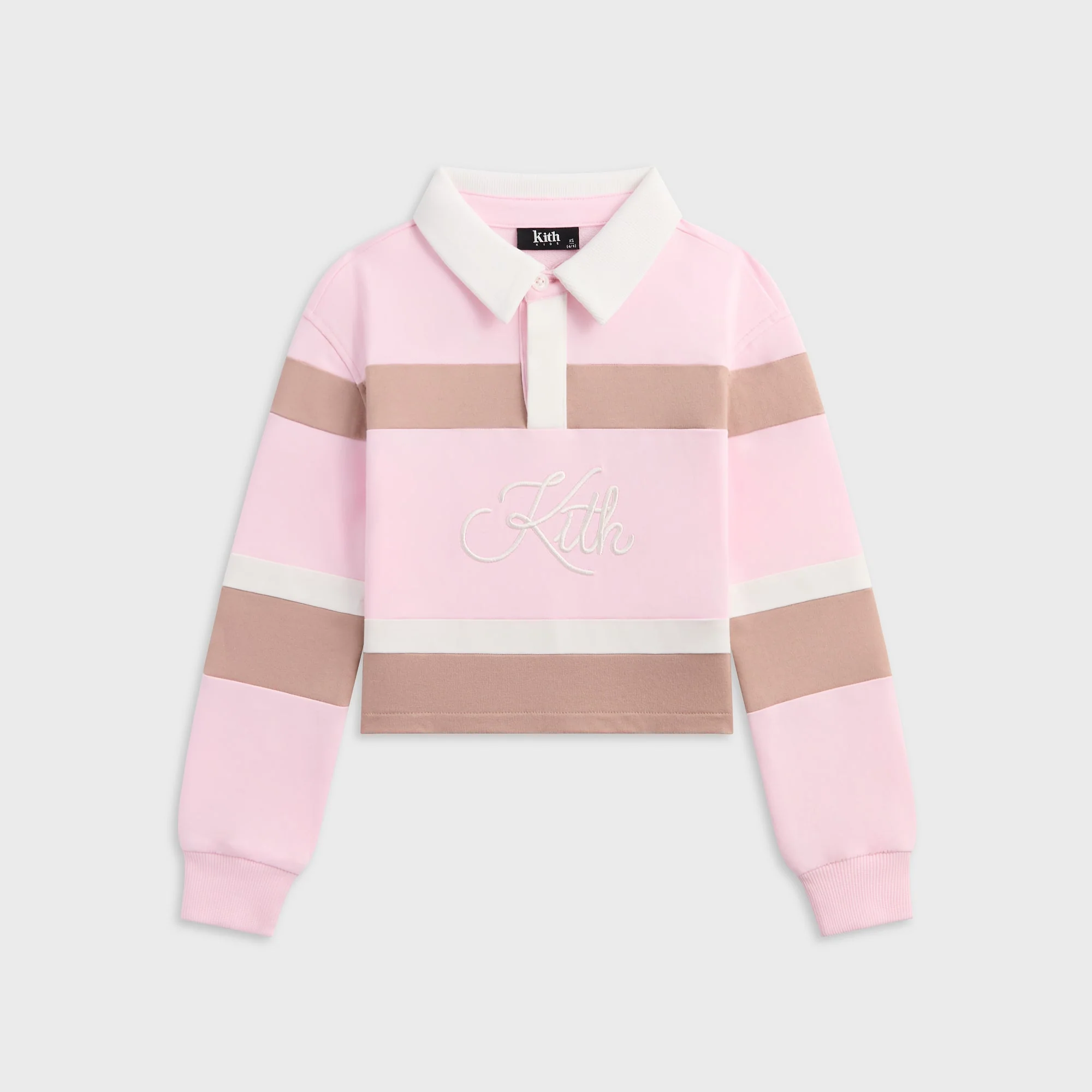 Kith Kids Blocked Cropped Rugby - Bloom