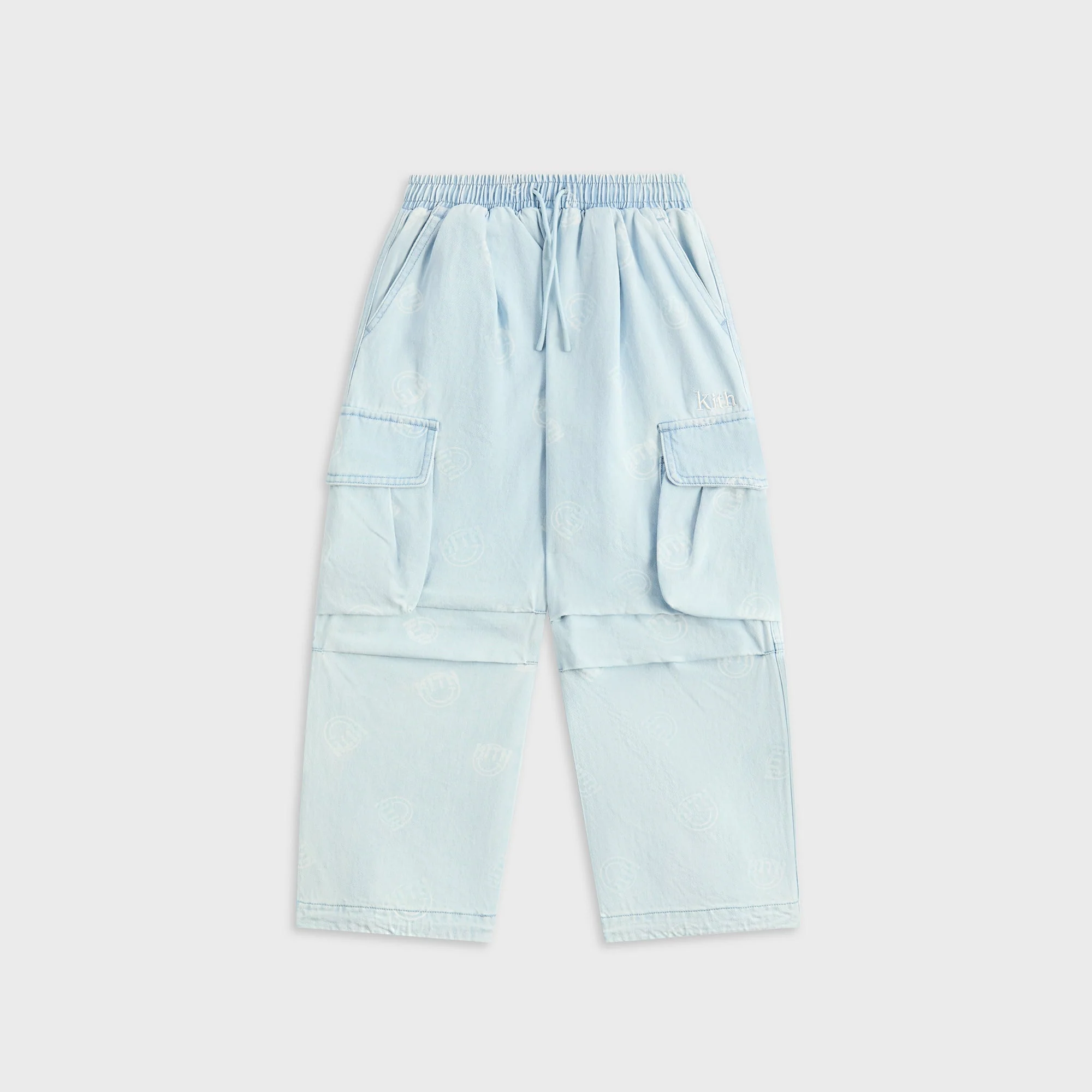 Kith Kids Kaiden Parachute Pant - Opal Light Wash