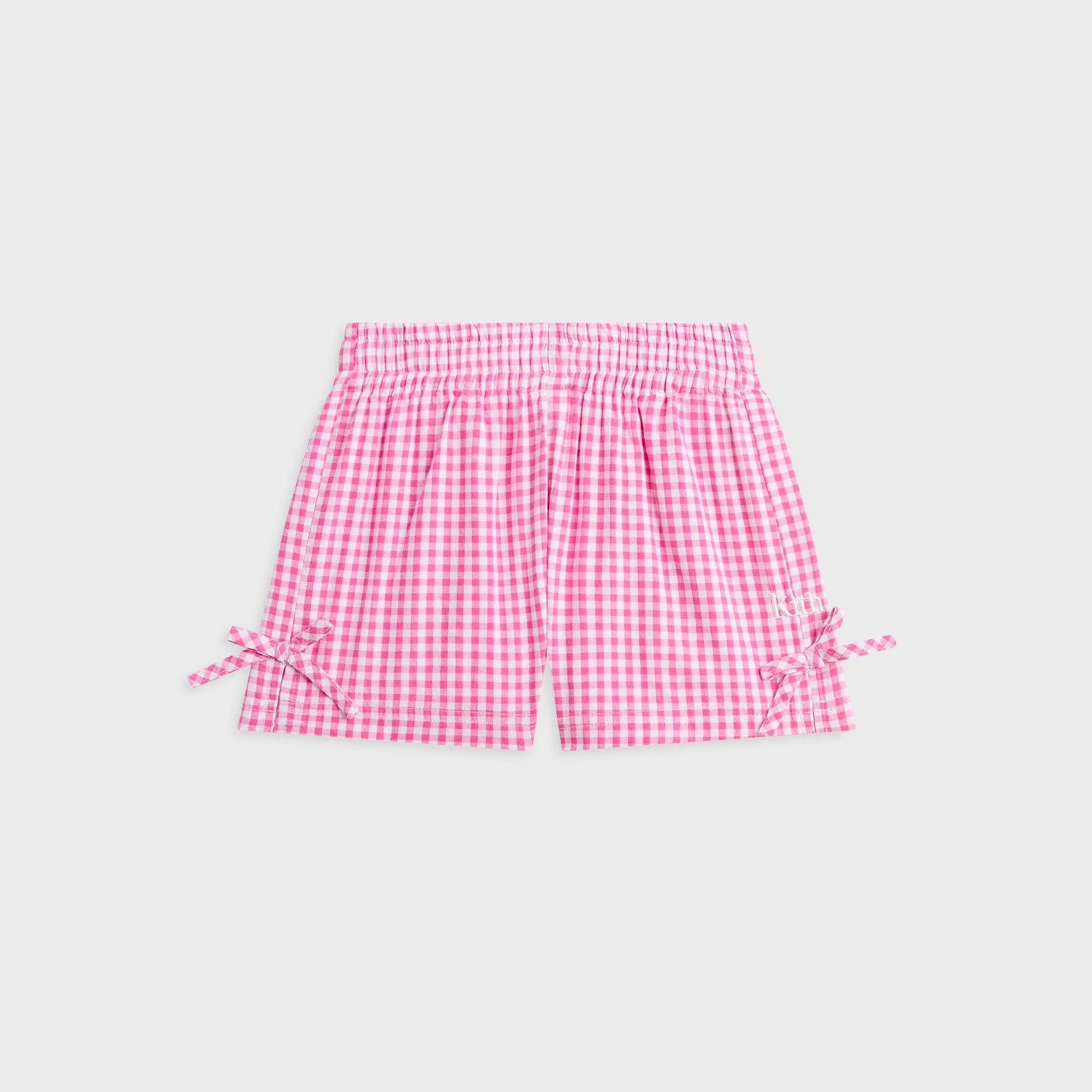 Kith Kids Gingham Tie Michla Short - Electra