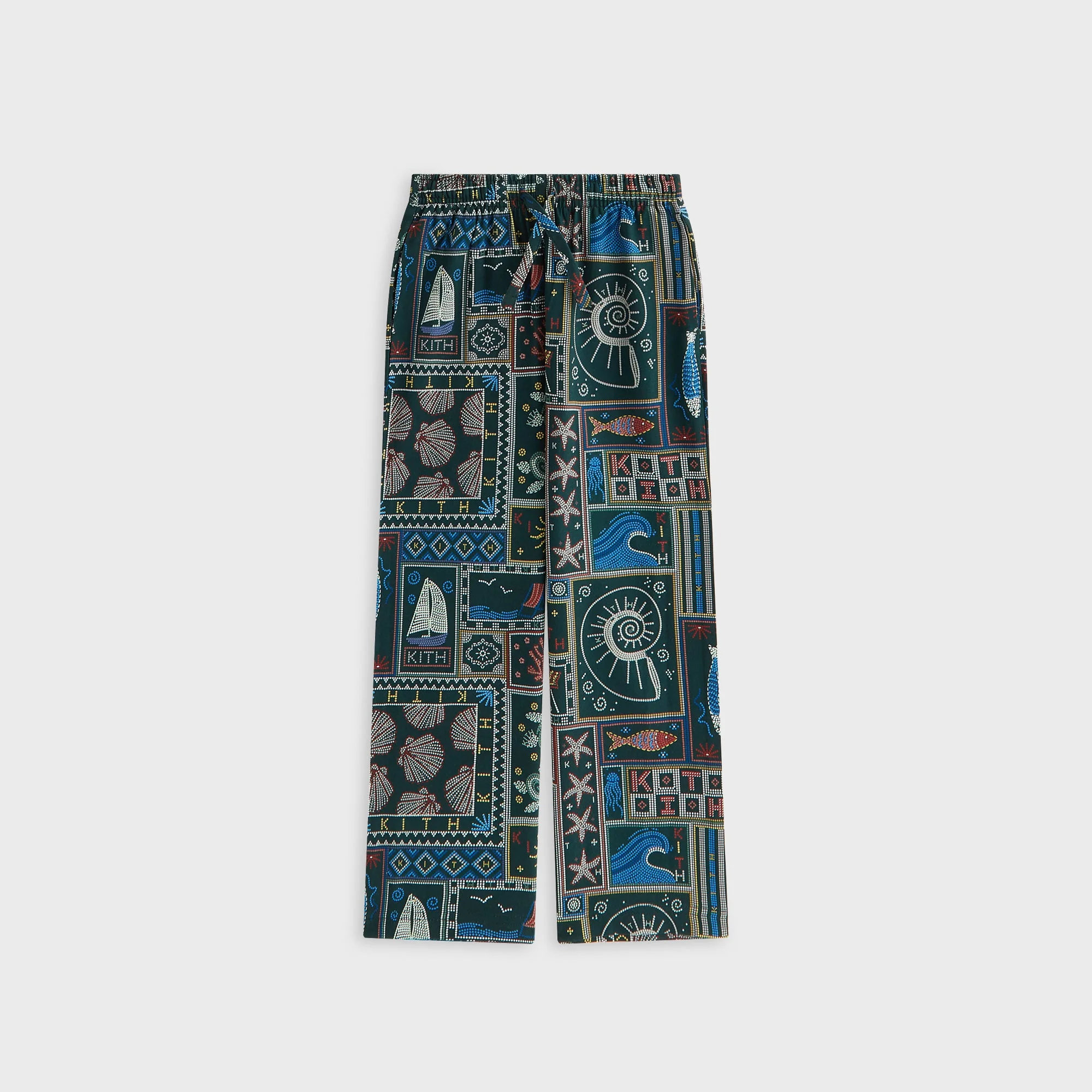 Kith Kids Beach Tile Wide Leg Pant - Stadium