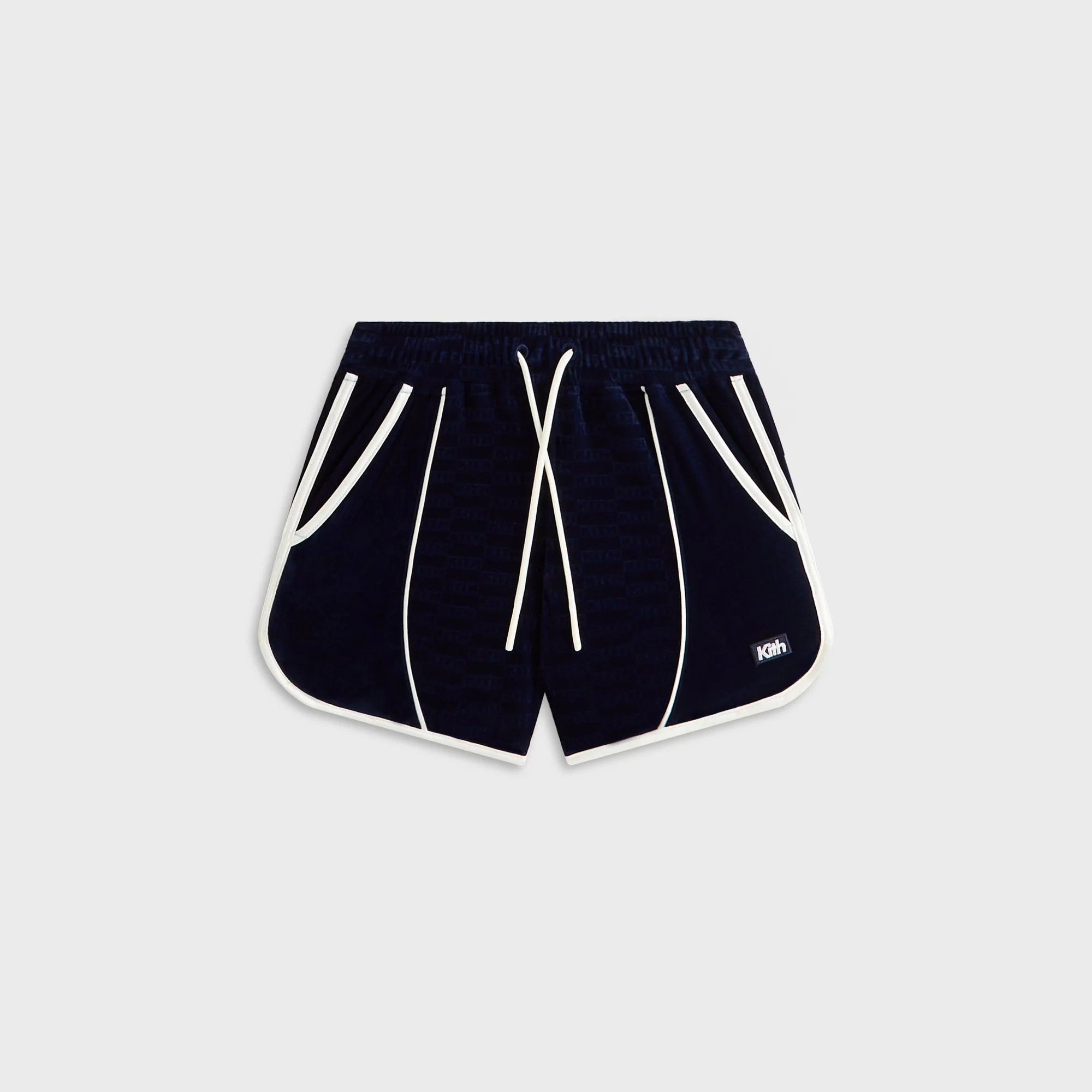 Kith Kids Monogram Velour Jordan Short - Nocturnal