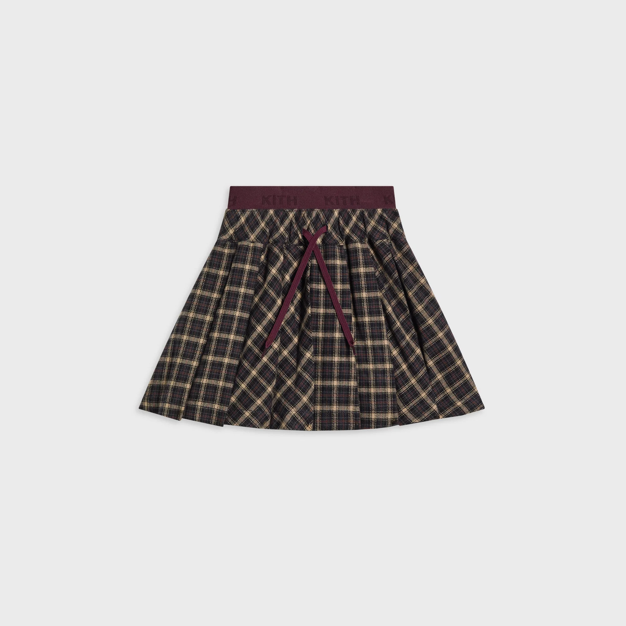 Kith Kids Micro Plaid Pleated Skirt - Chest