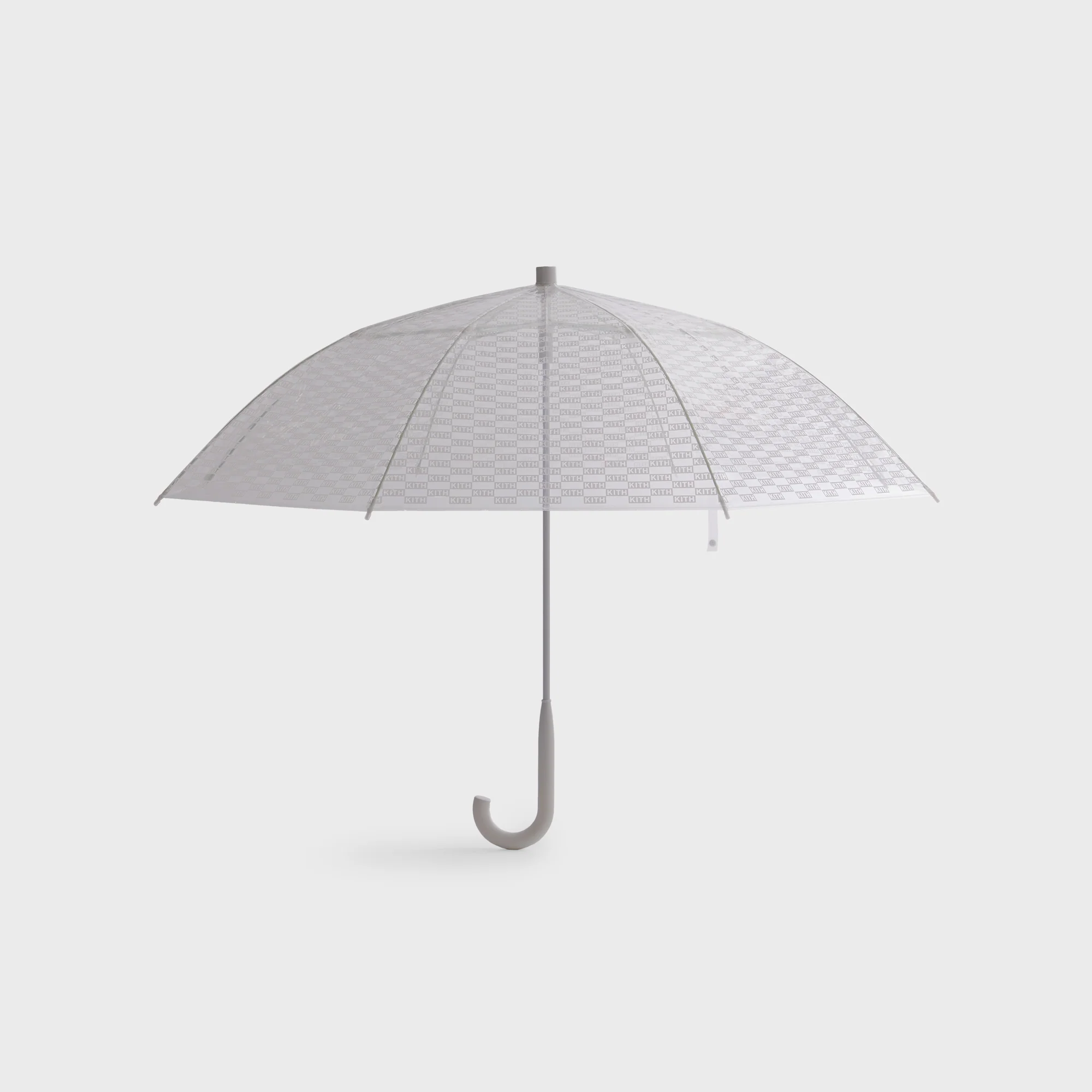 Kith Clear Monogram Umbrella - White