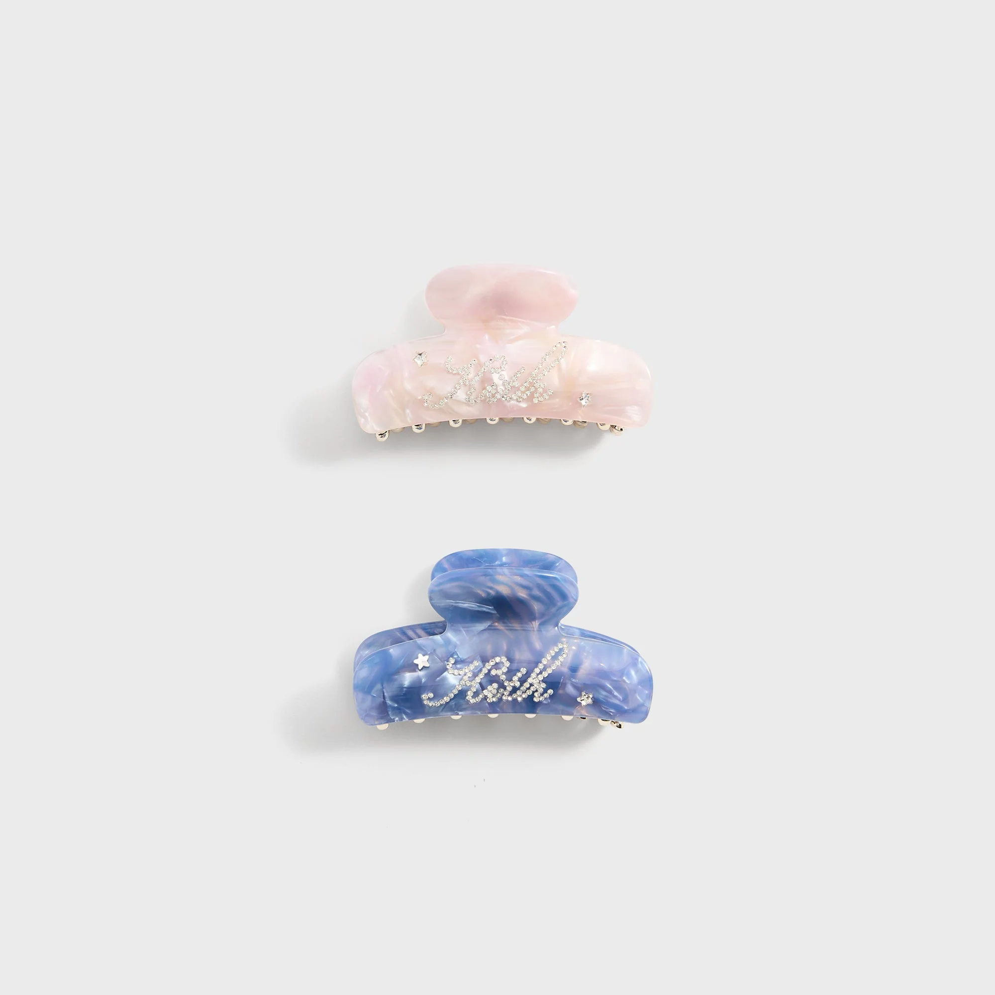 Kith Kids Set of 2 Rhinestone Hair Clips - Multi