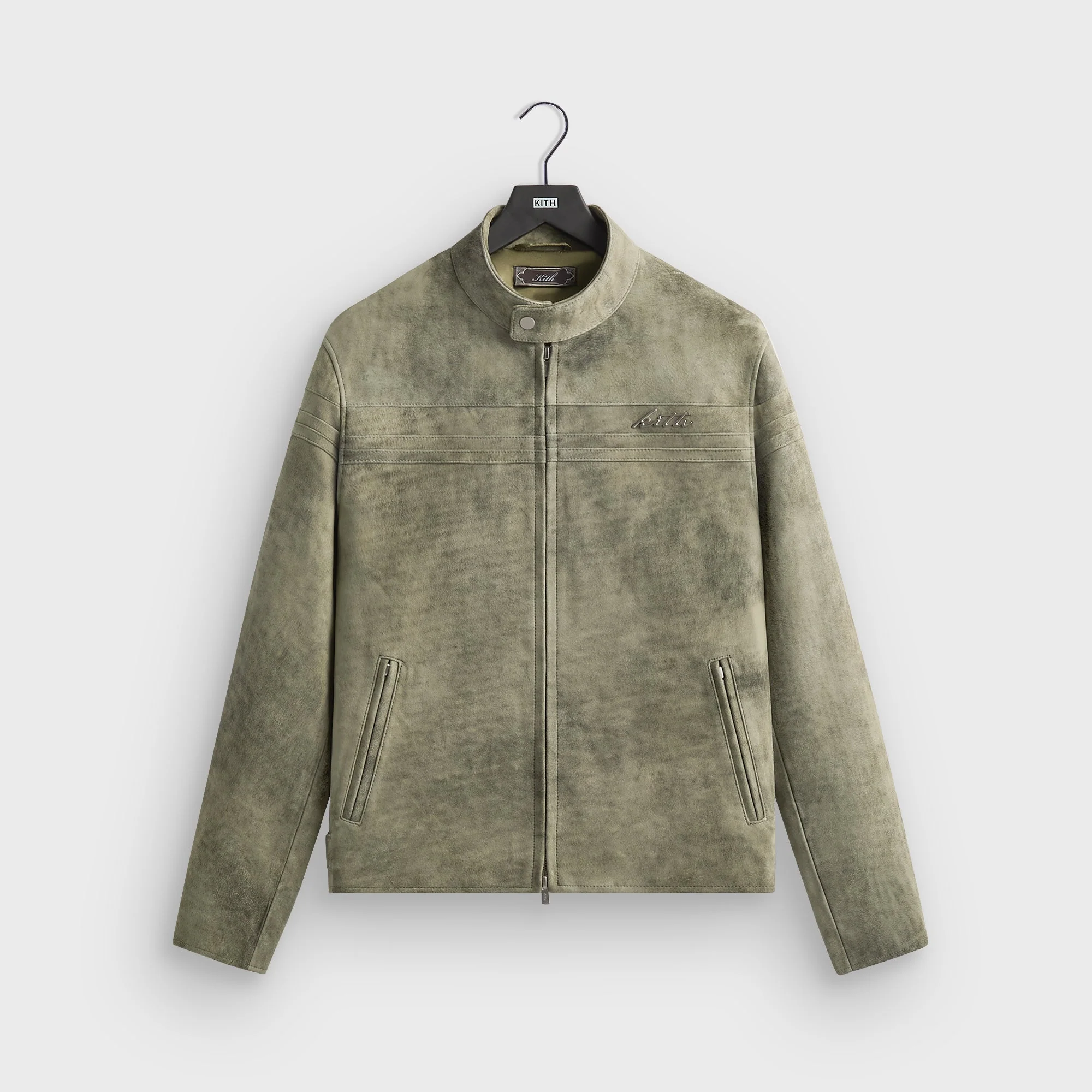 Kith Washed Suede Rossi Moto Jacket - Flagstaff