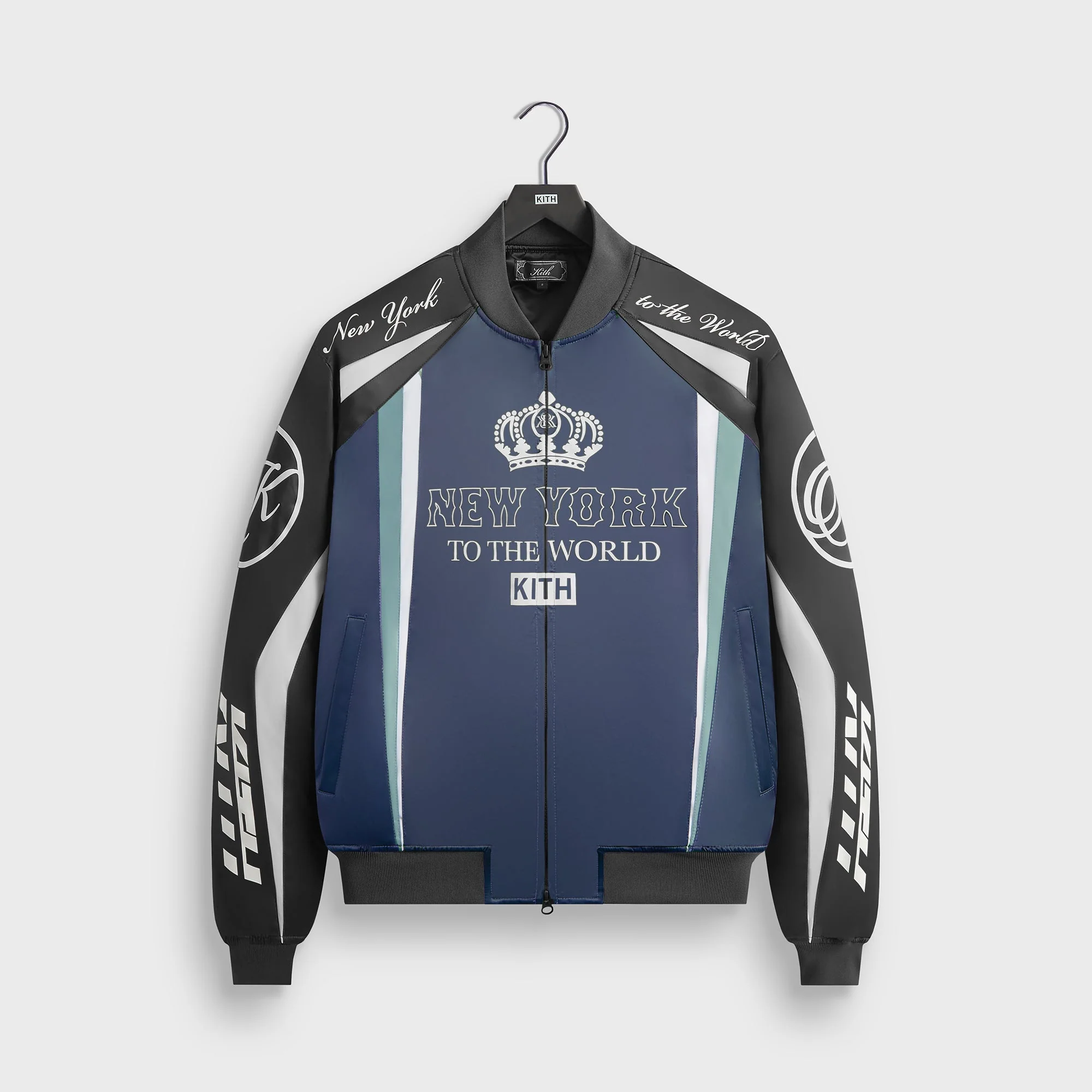 Kith Roy Racing Nylon Bomber Jacket - Nocturnal