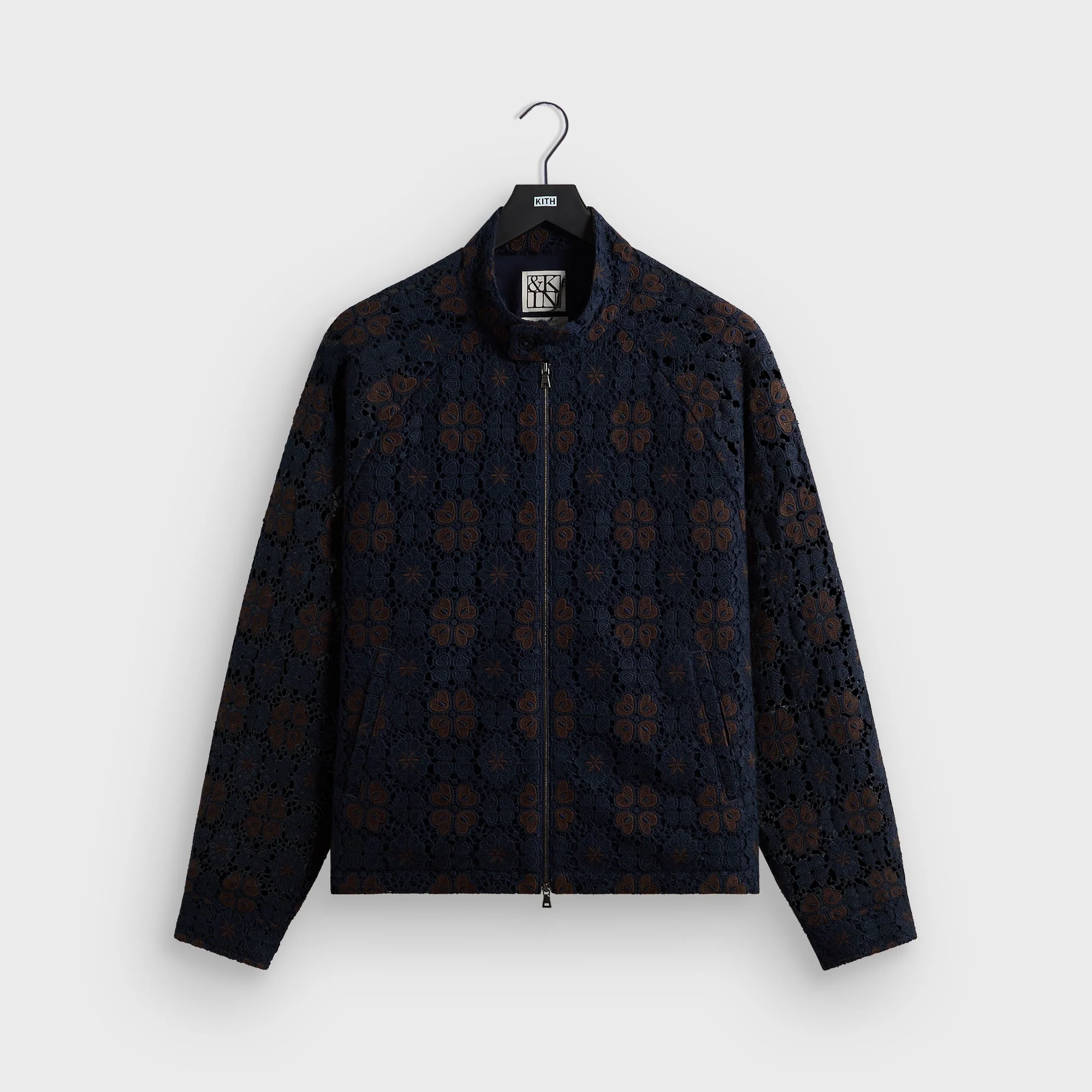 &Kin Retro Floral Lace Eddy Jacket - Cosmos