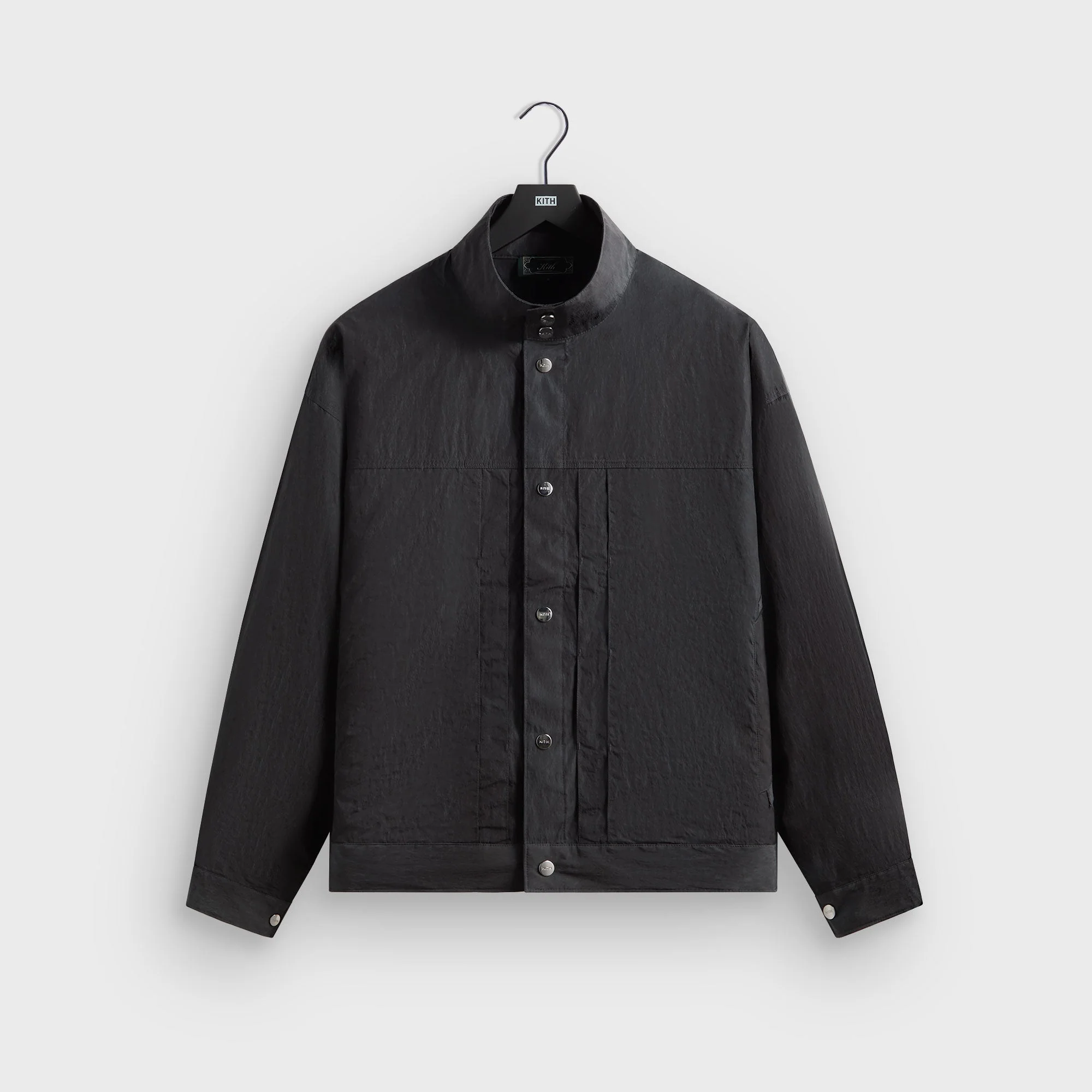 Kith Garment Dyed Wrinkle Nylon Alonzo Tech Jacket - Thunder