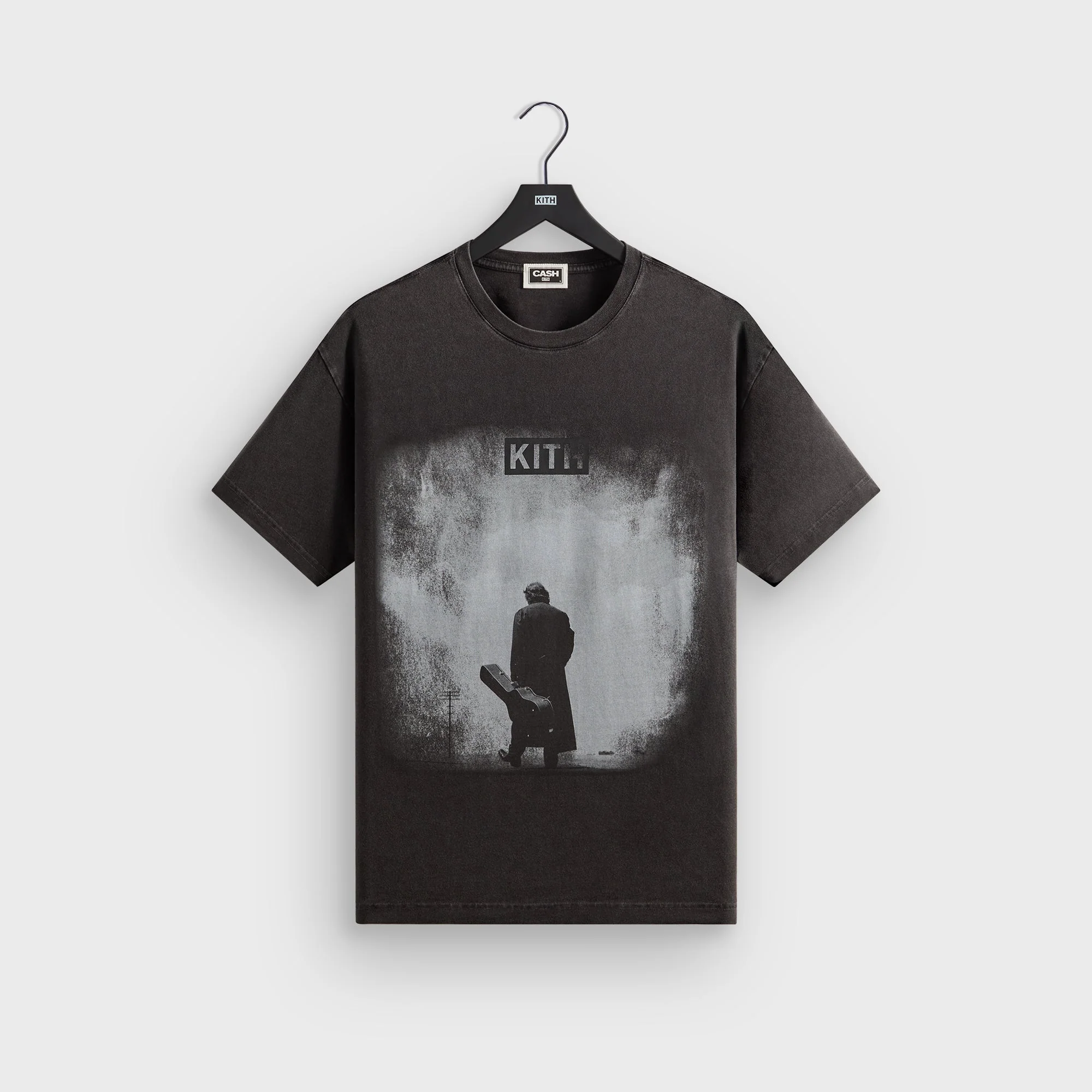 Kith Records for Johnny Cash I Walk The Line Vintage Tee - Black