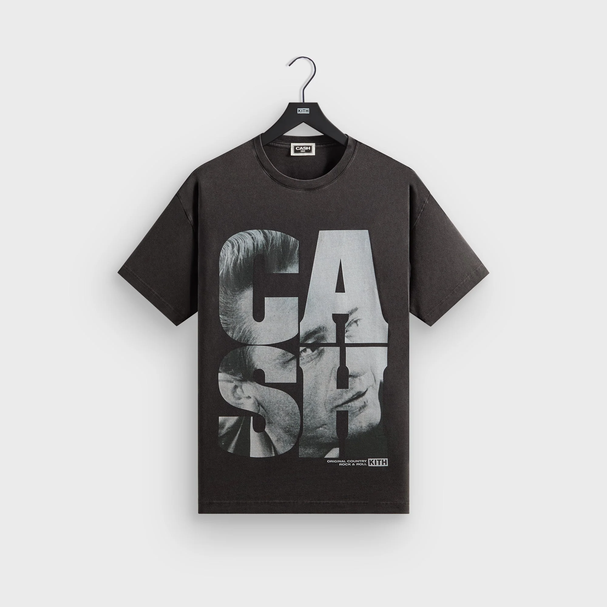 Kith Records for Johnny Cash Rock N Roll Vintage Tee - Black