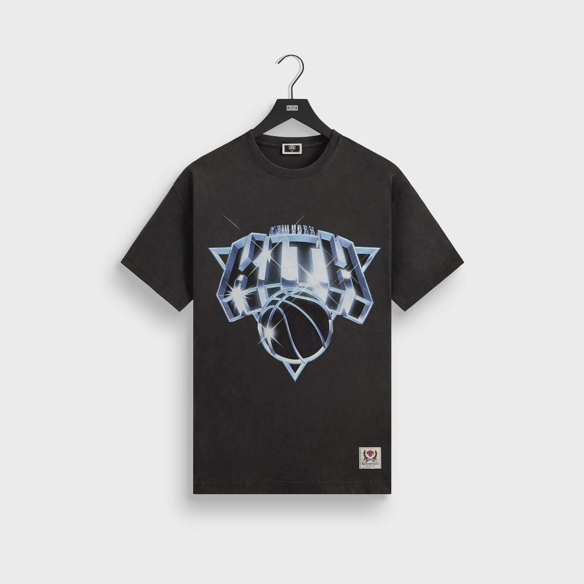 Kith for the New York Knicks Chrome Vintage Jones Tee - Black