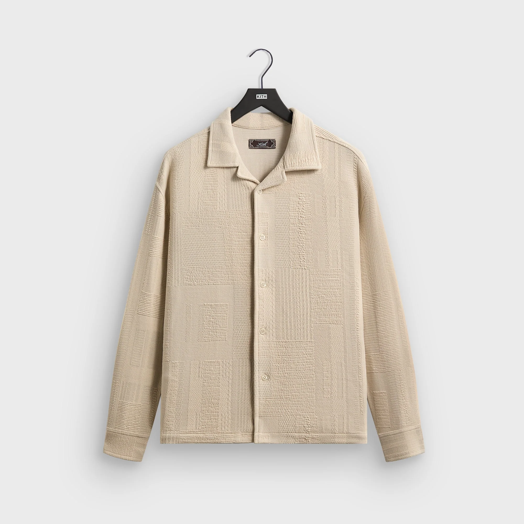 Kith Geometric Knit Cohen Shirt - Hallow