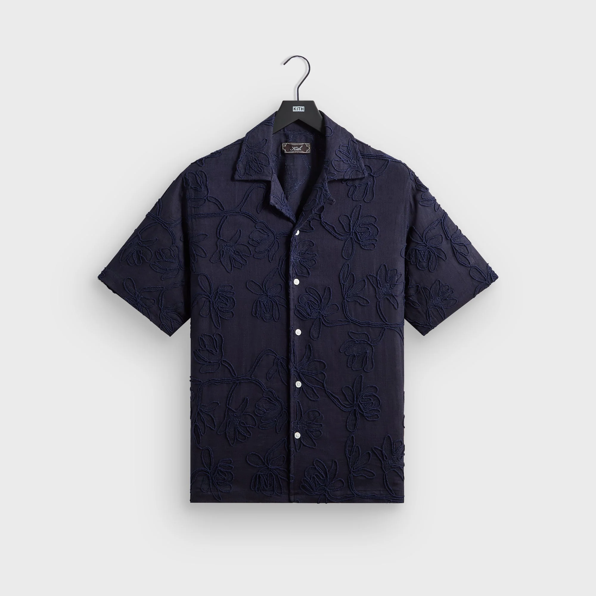 Kith Corded Floral Thompson Camp Collar Shirt - Nocturnal