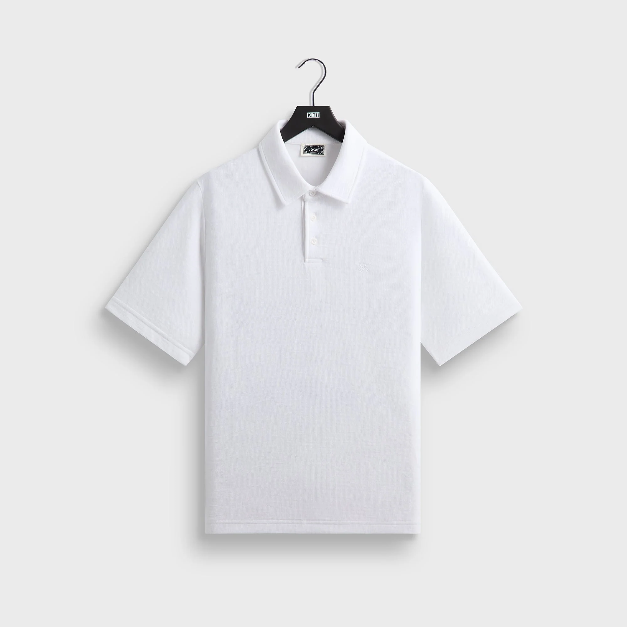 Kith Double Face Jersey Heathrow Polo - White