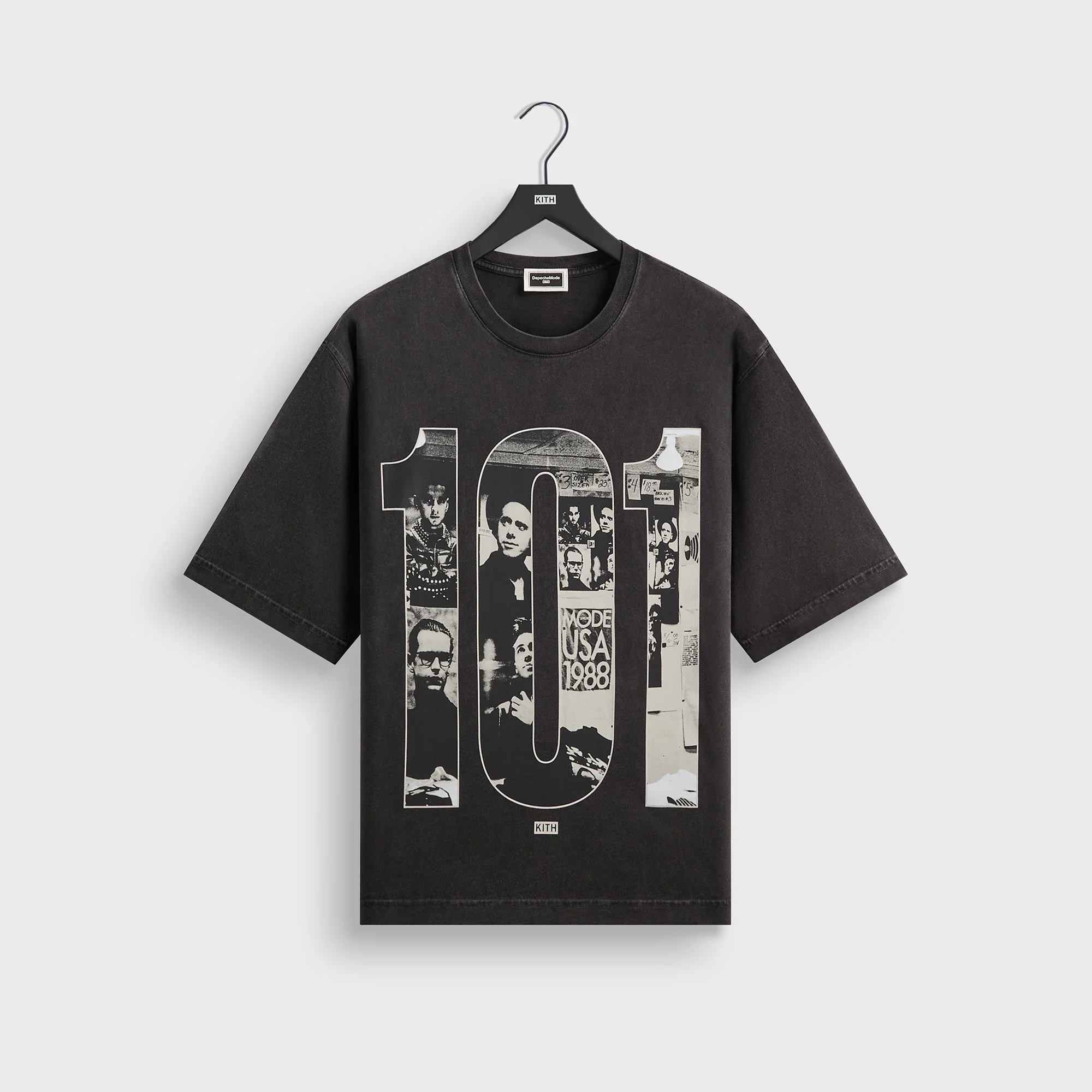 Kith Records for Depeche Mode 101 Live Vintage Alex Tee - Black