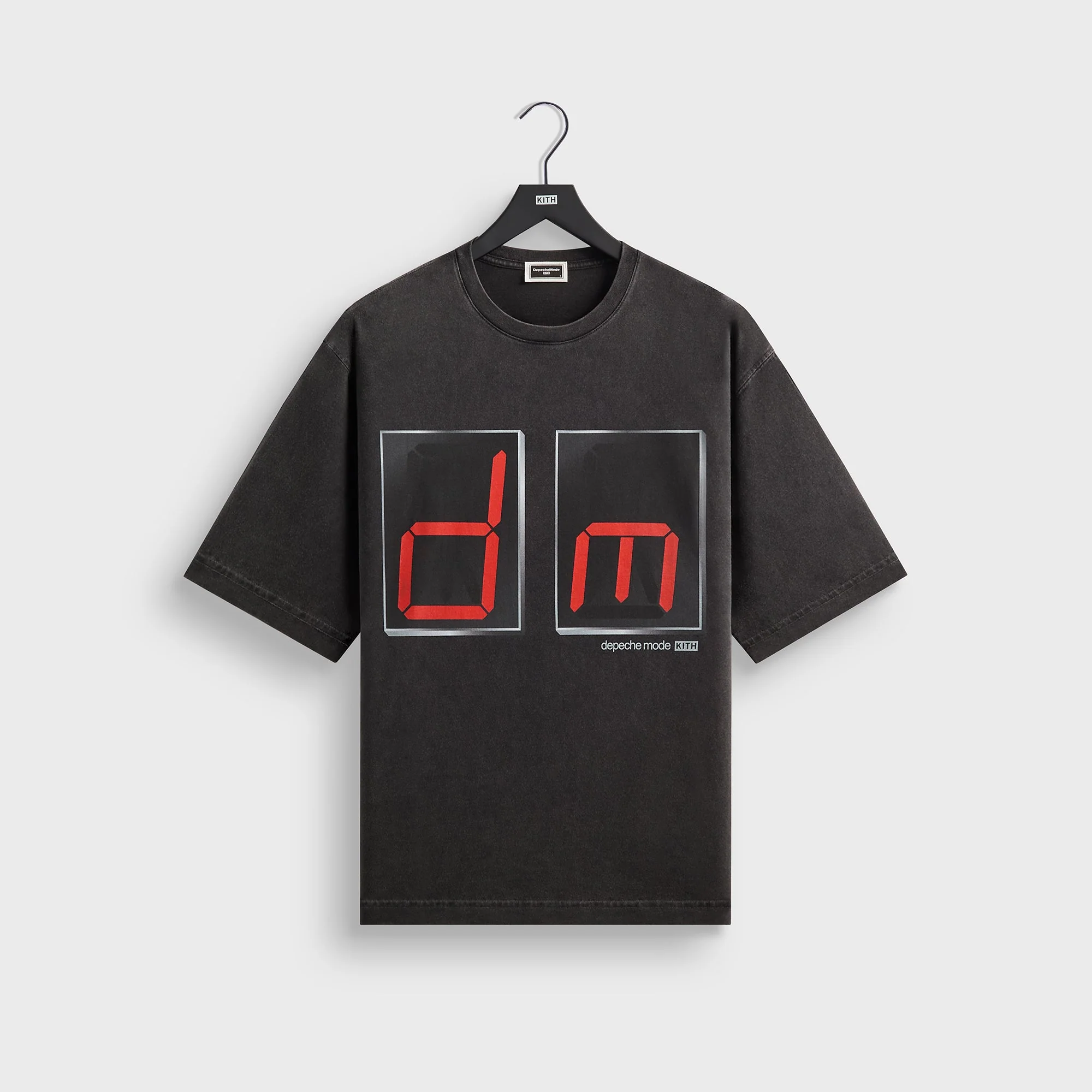 Kith Records for Depeche Mode The Singles Vintage Alex Tee - Black