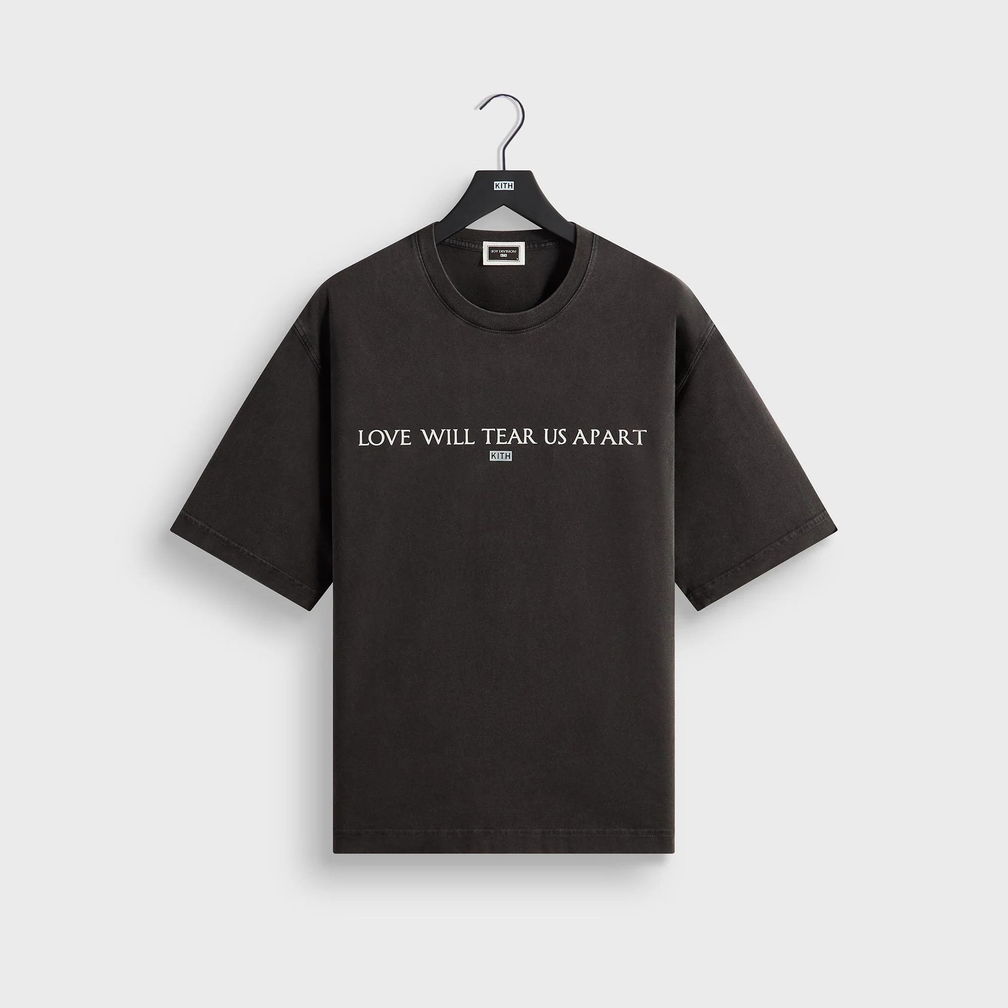 Kith Records for Joy Division Love Will Tear Us Apart Vintage Tee - Black