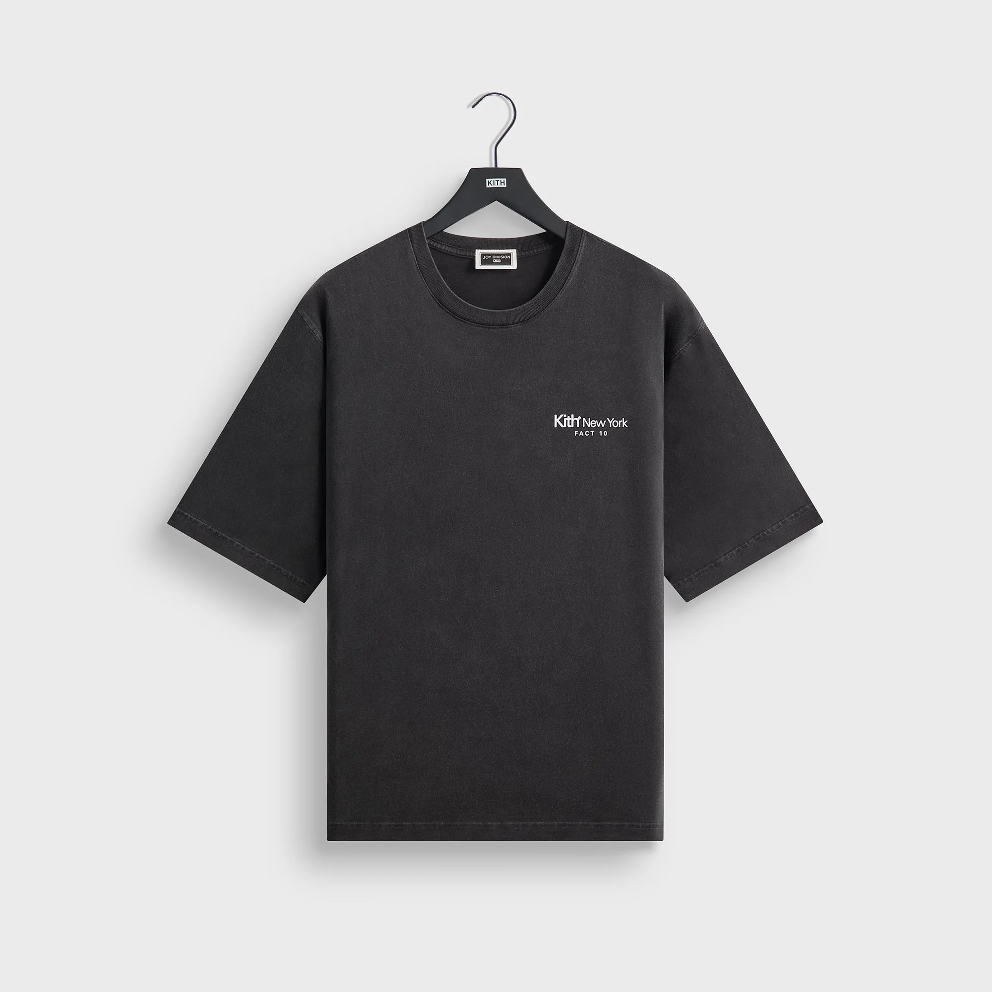 Kith Records for Joy Division Unknown Pleasures Vintage Alex Tee - Black
