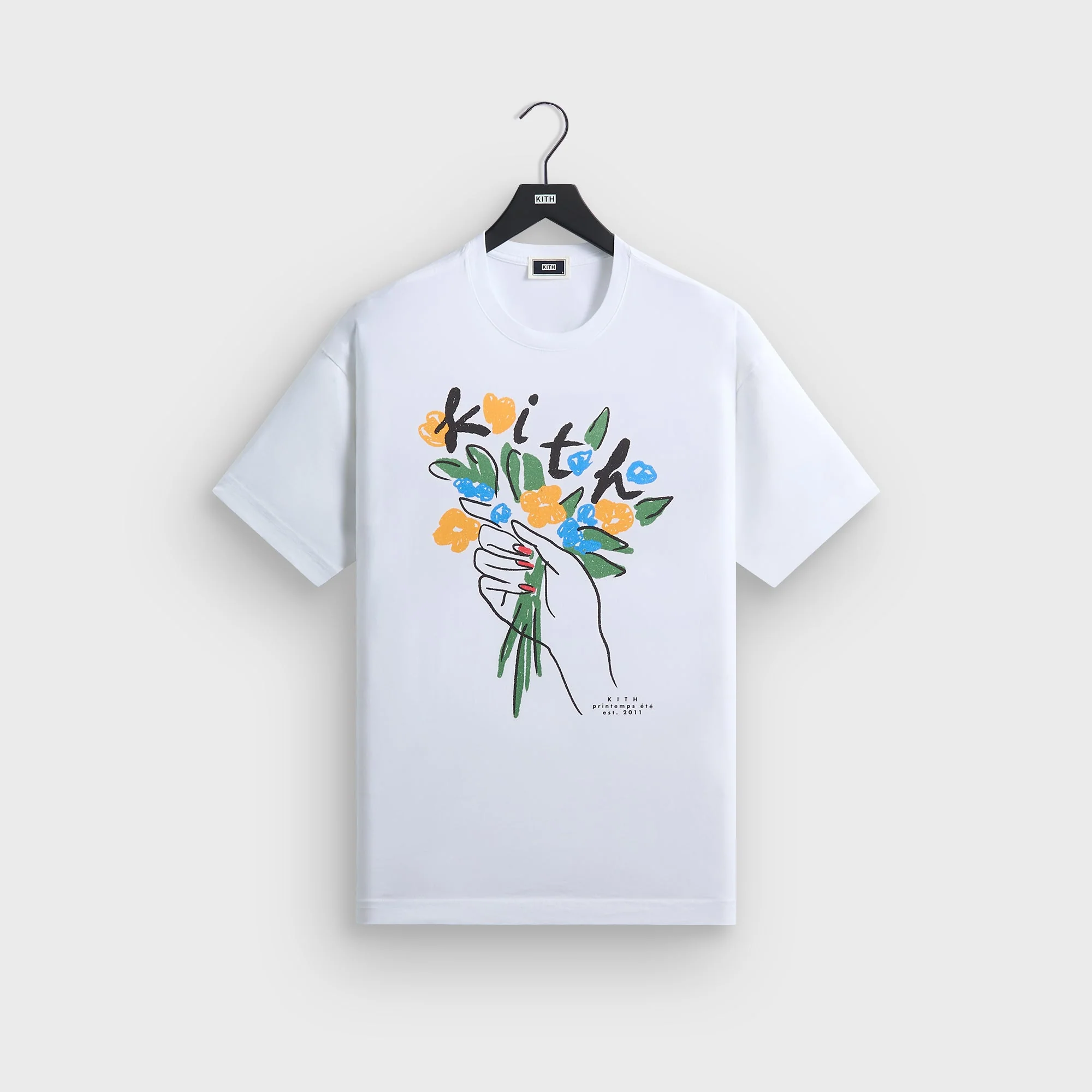 Kith Flowers Tee - White