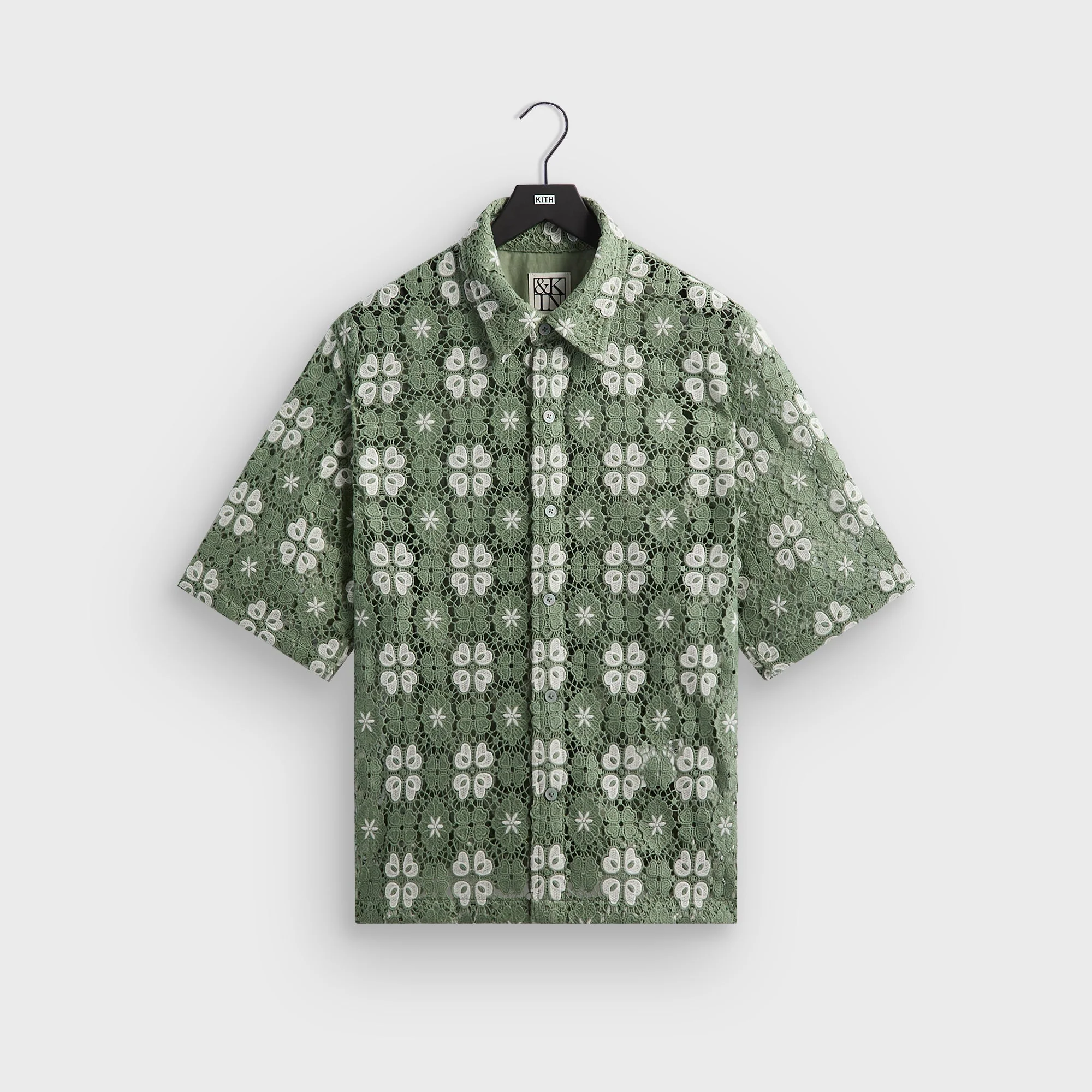 &Kin Retro Floral Lace Harvey Shirt - Cavan