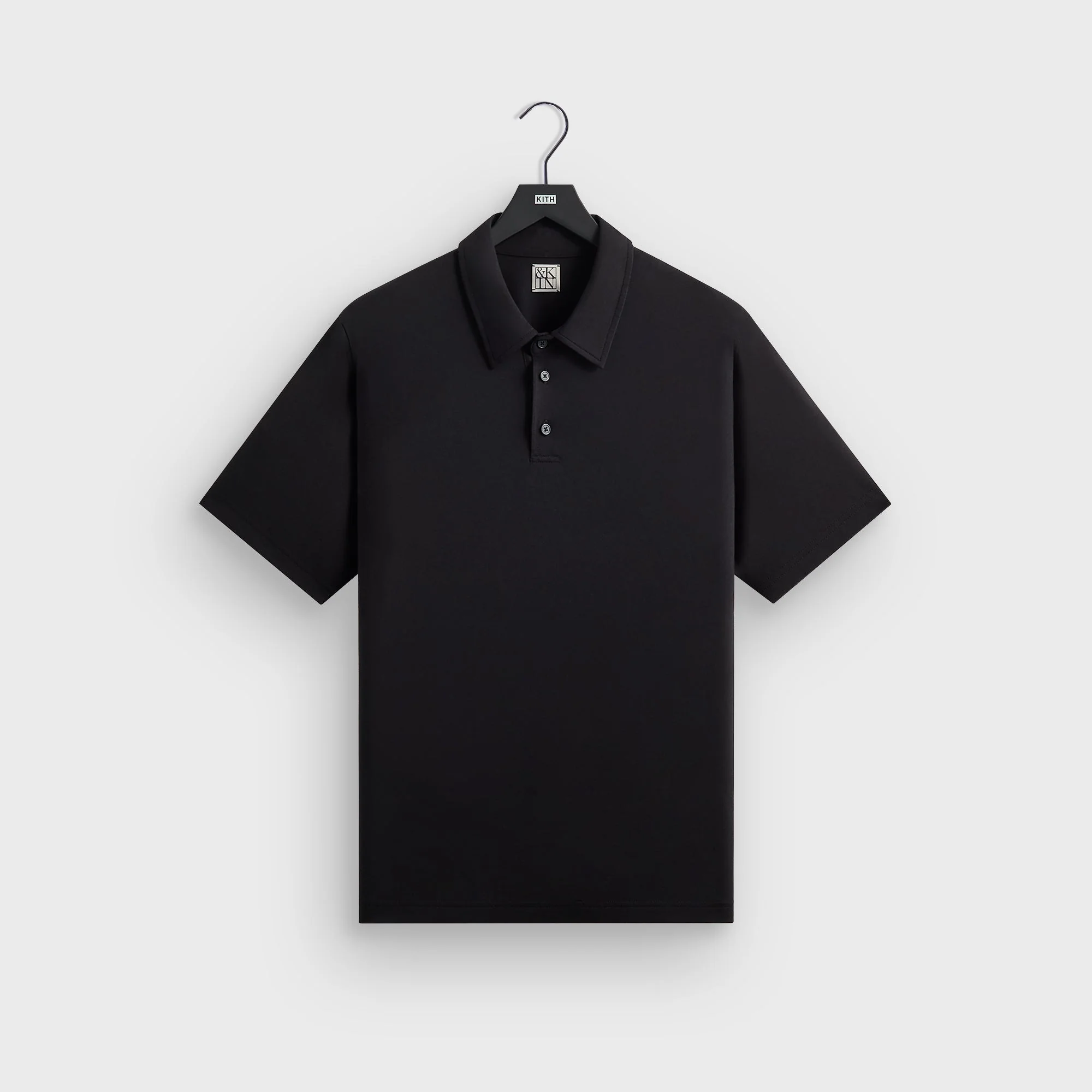 &Kin Soft Modal Blend Heathrow Polo - Black