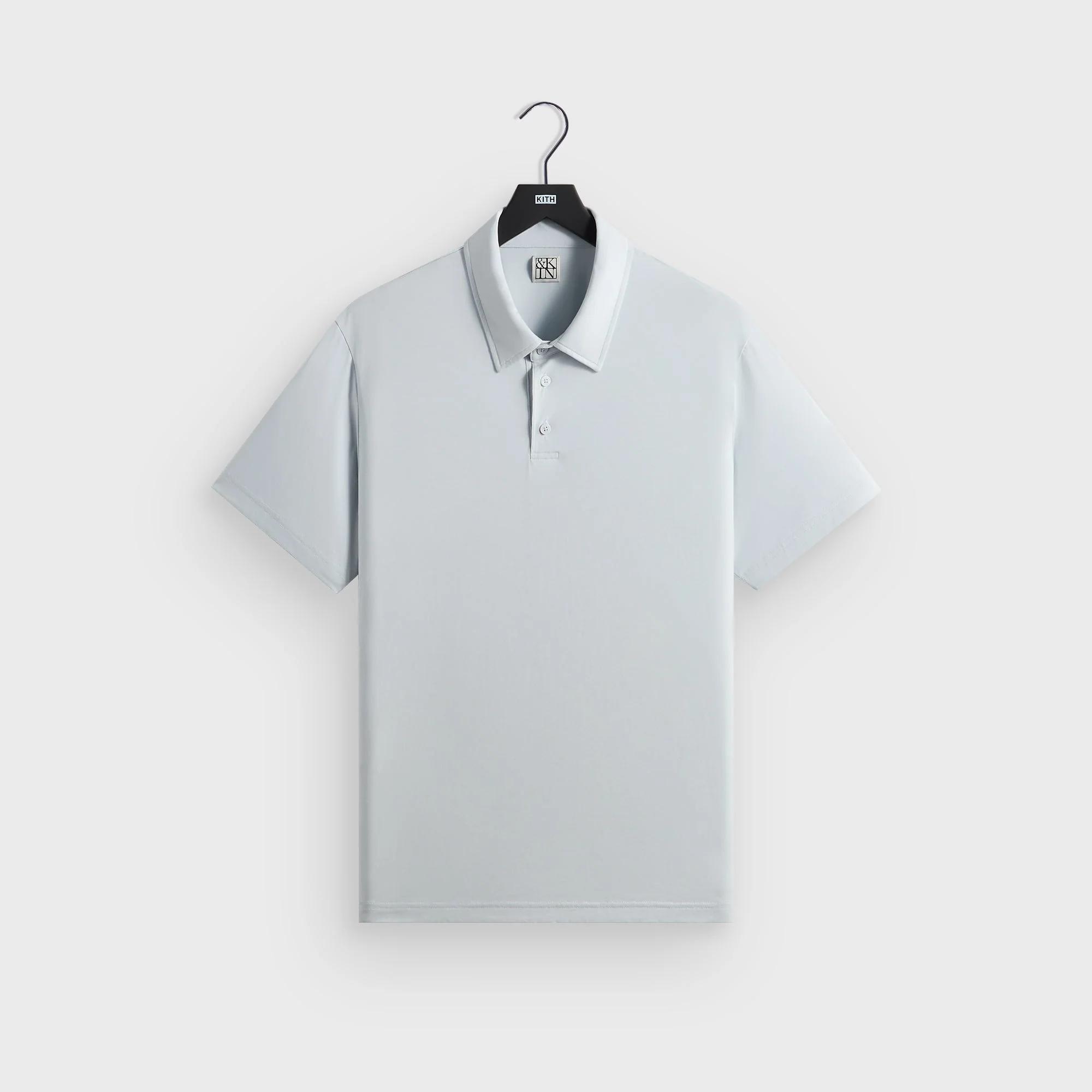 &Kin Soft Modal Blend Heathrow Polo - Light Indigo
