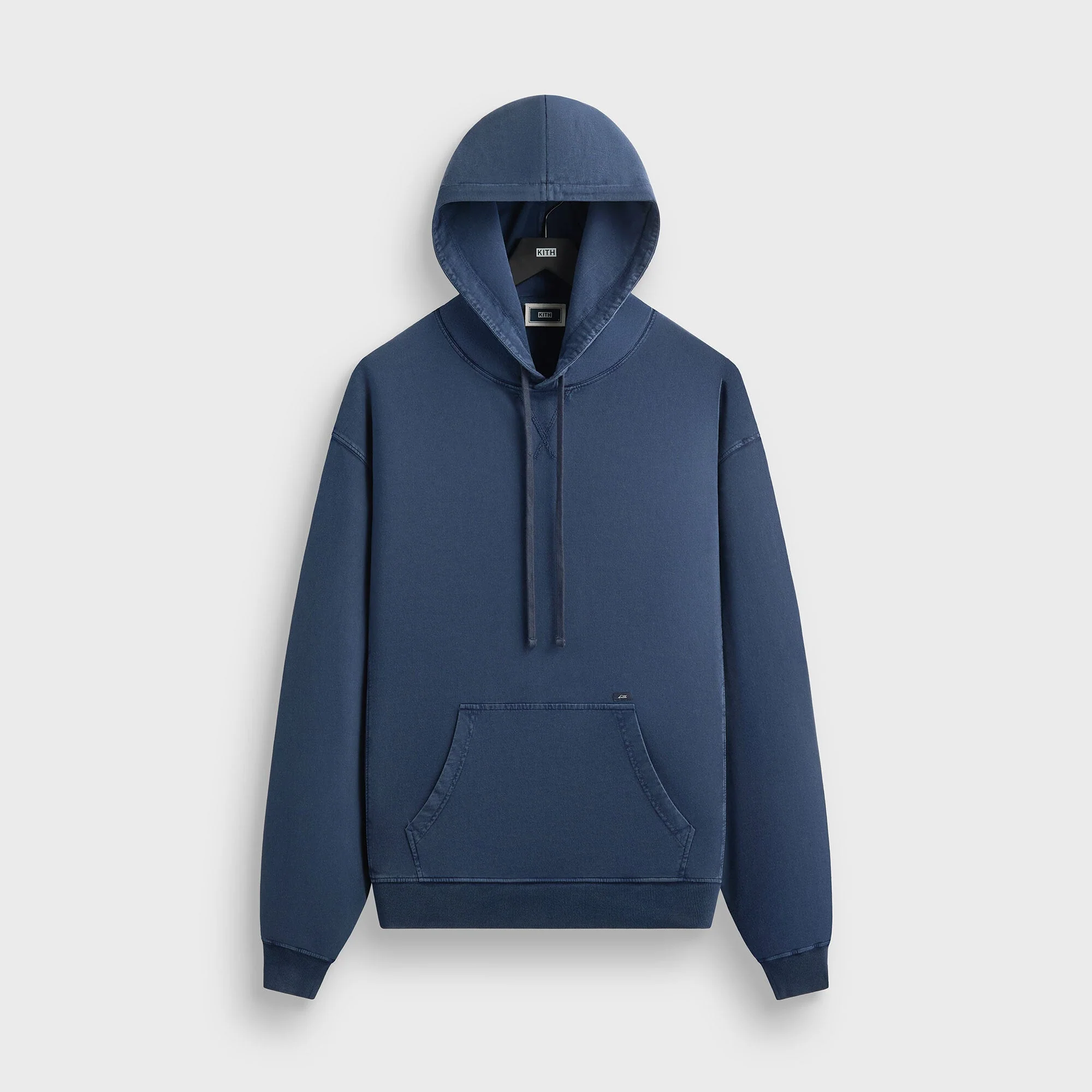 Kith Indigo Micro Fleece Williams III Hoodie - Dark Indigo