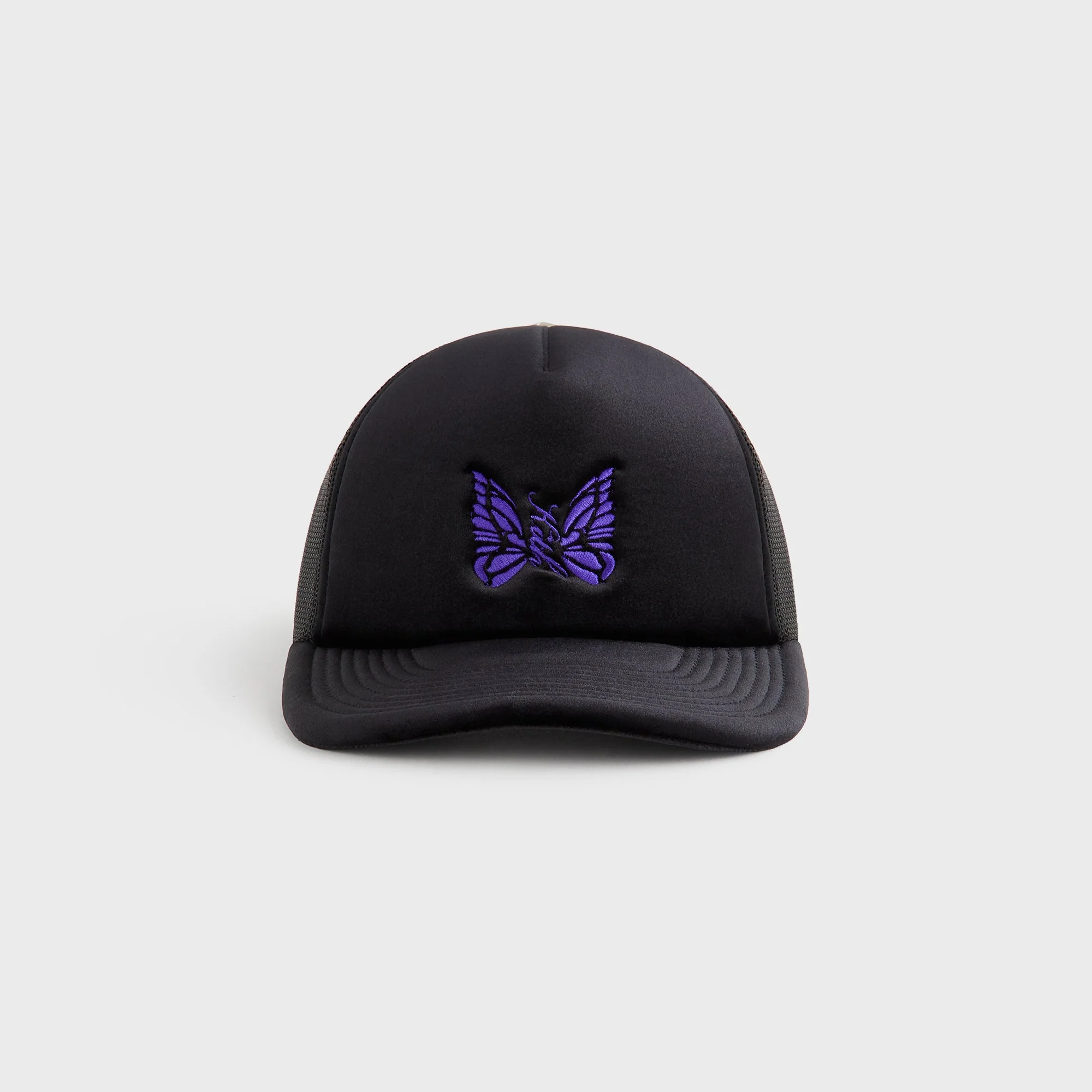 Kith for Needles Velour Nolan Trucker Cap - Black