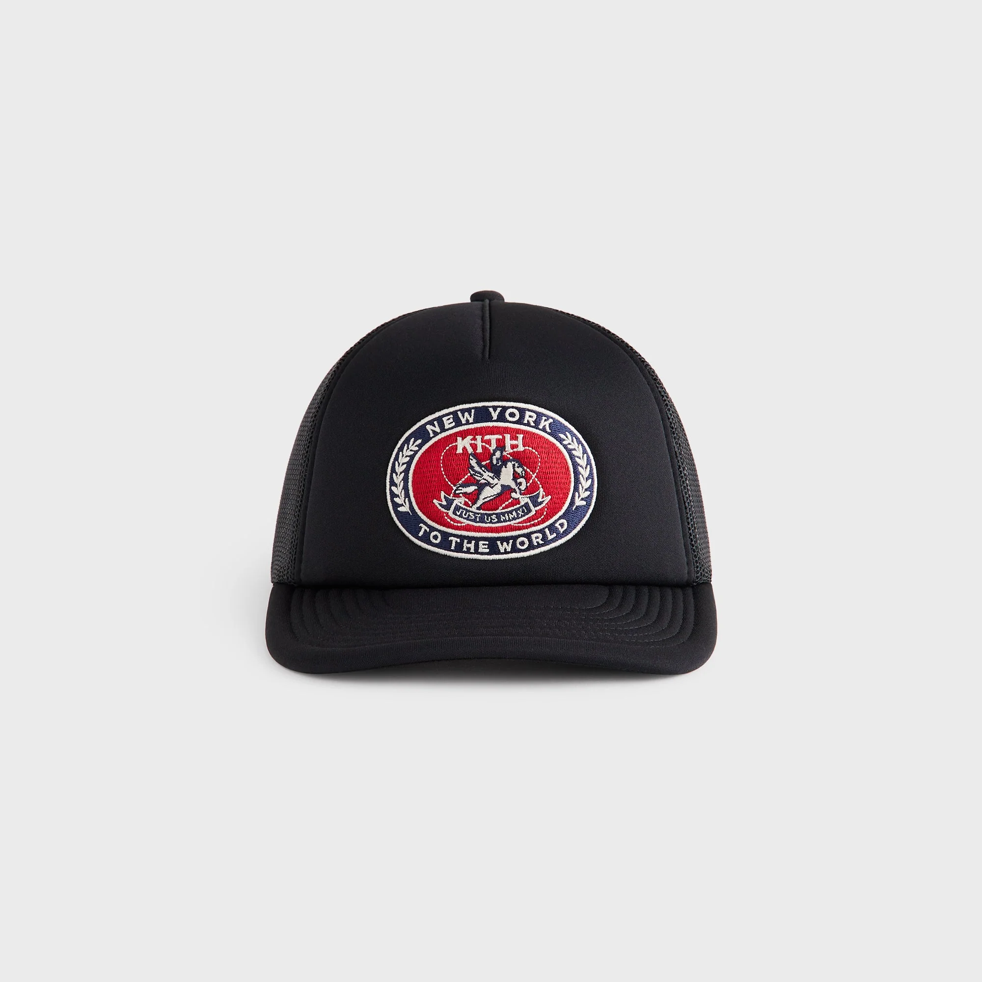 Kith Laurel Pegasus Nolan Trucker Hat - Black