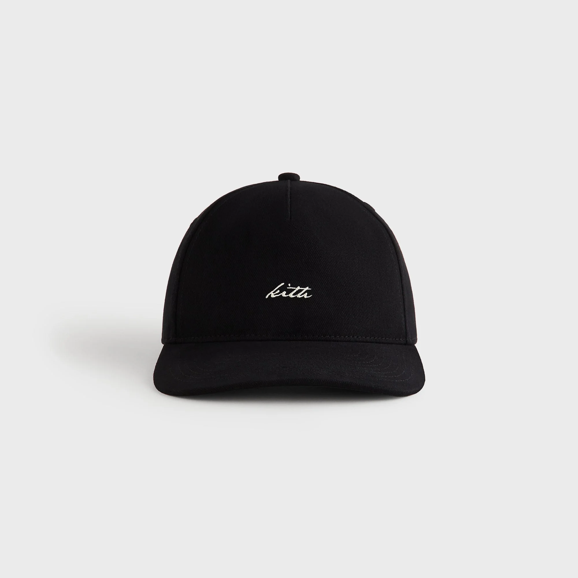 Kith Autograph Brushed Twill Bay Low Pinch Crown Cap - Black