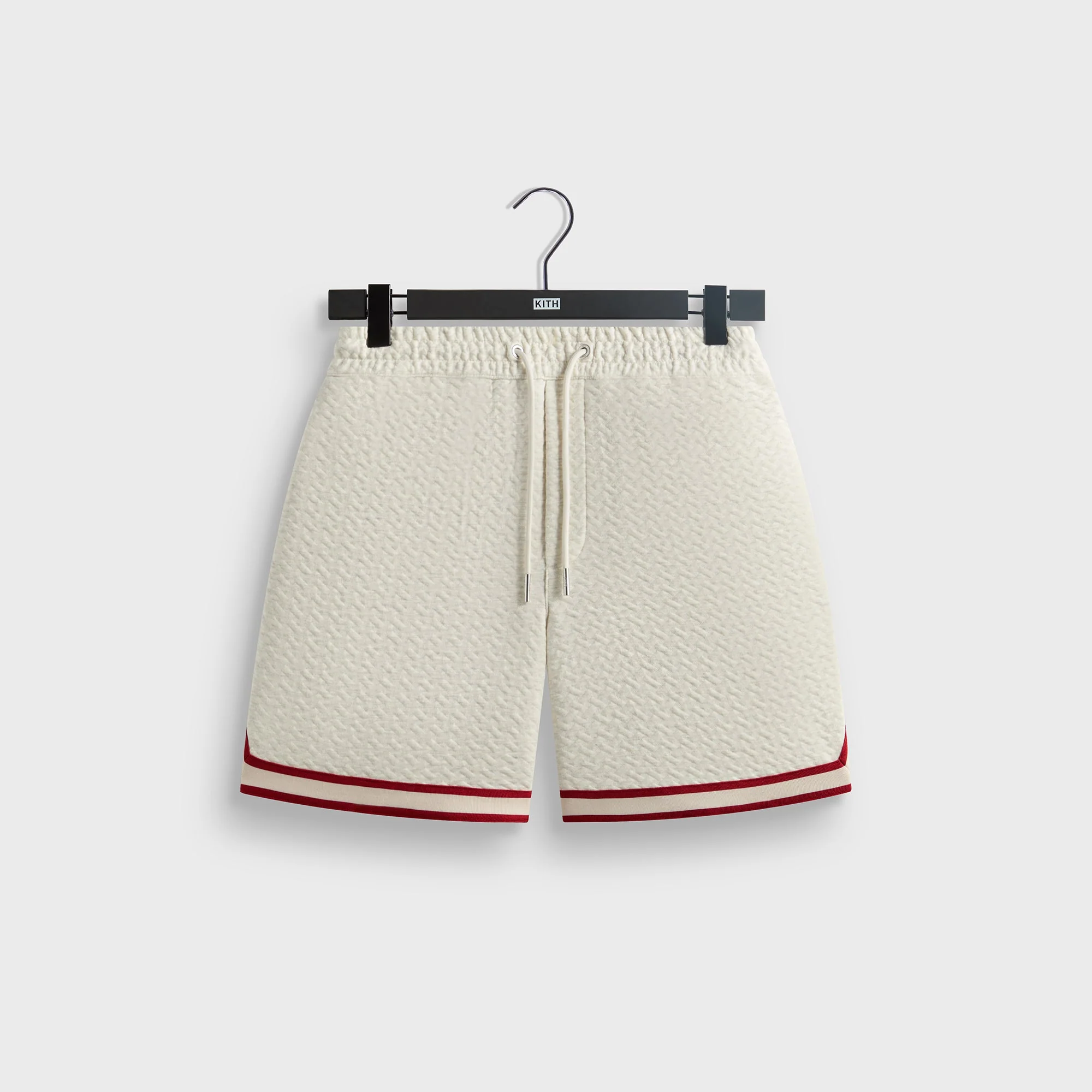 Kith Tessellation Interlock Curtis Short - Light Heather Grey