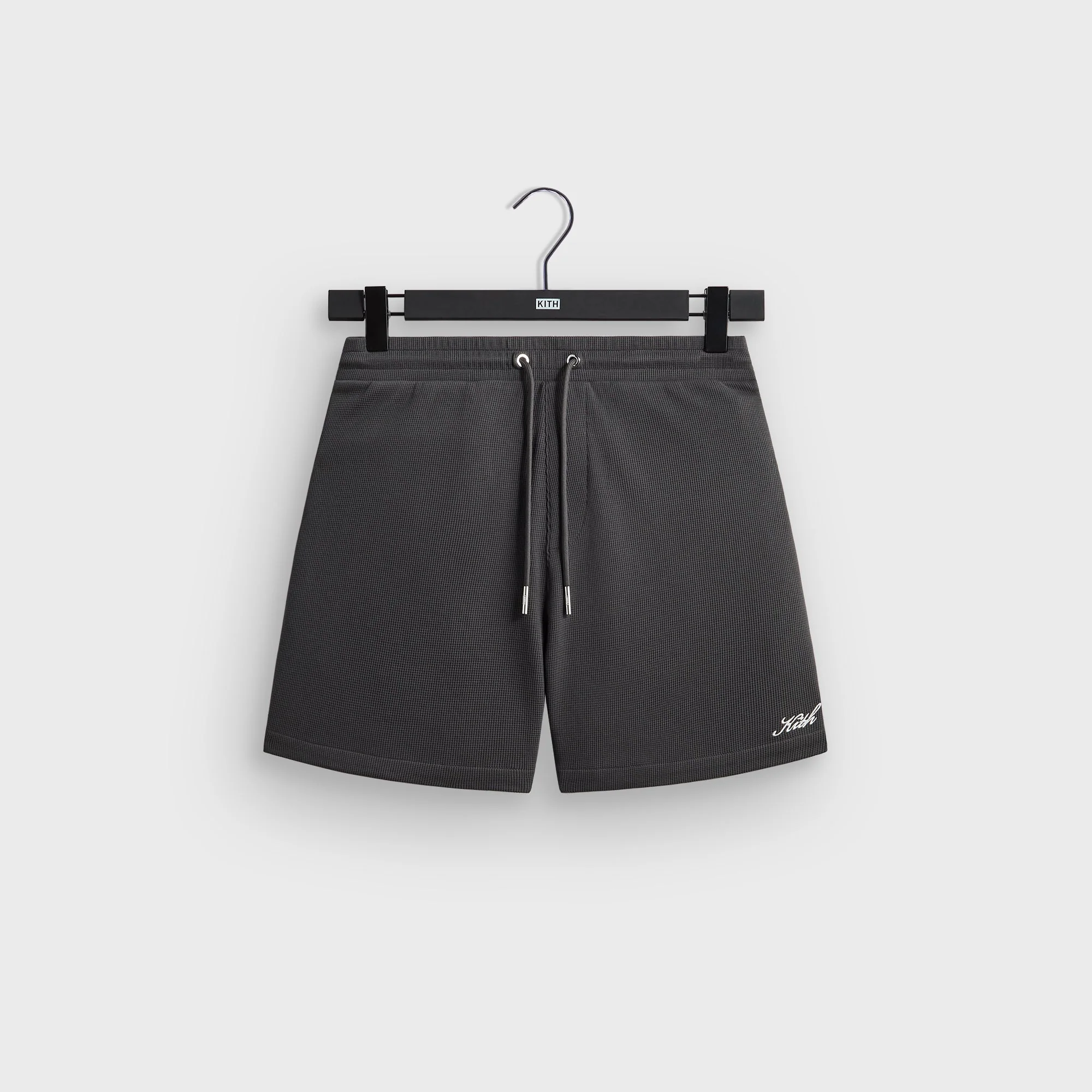 Kith Micro Waffle Graham Short - Carbon