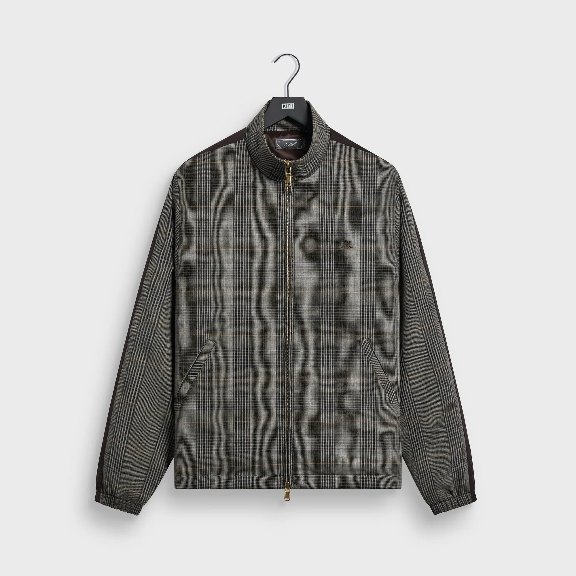 Kith Glen Plaid Rui Track Jacket - Ember