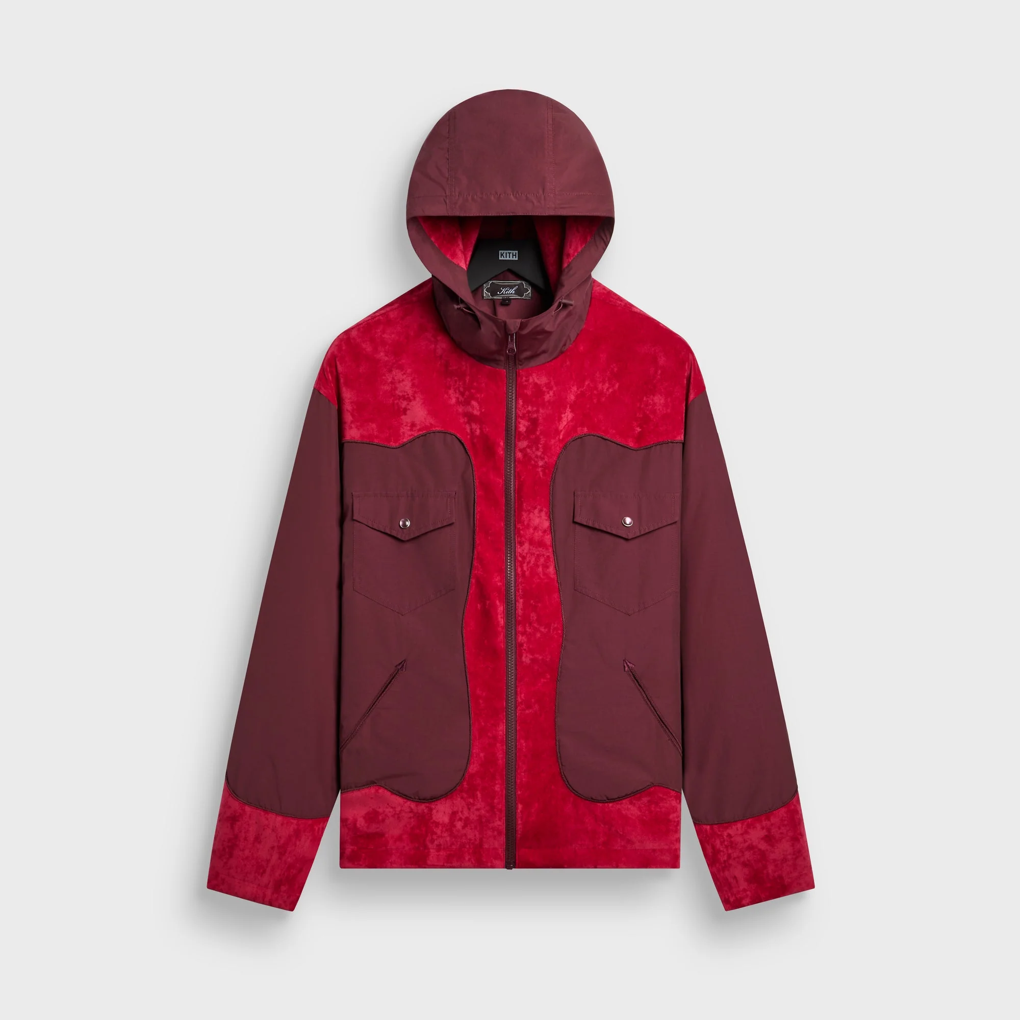 Kith Nylon Faille Austin Jacket - Magma