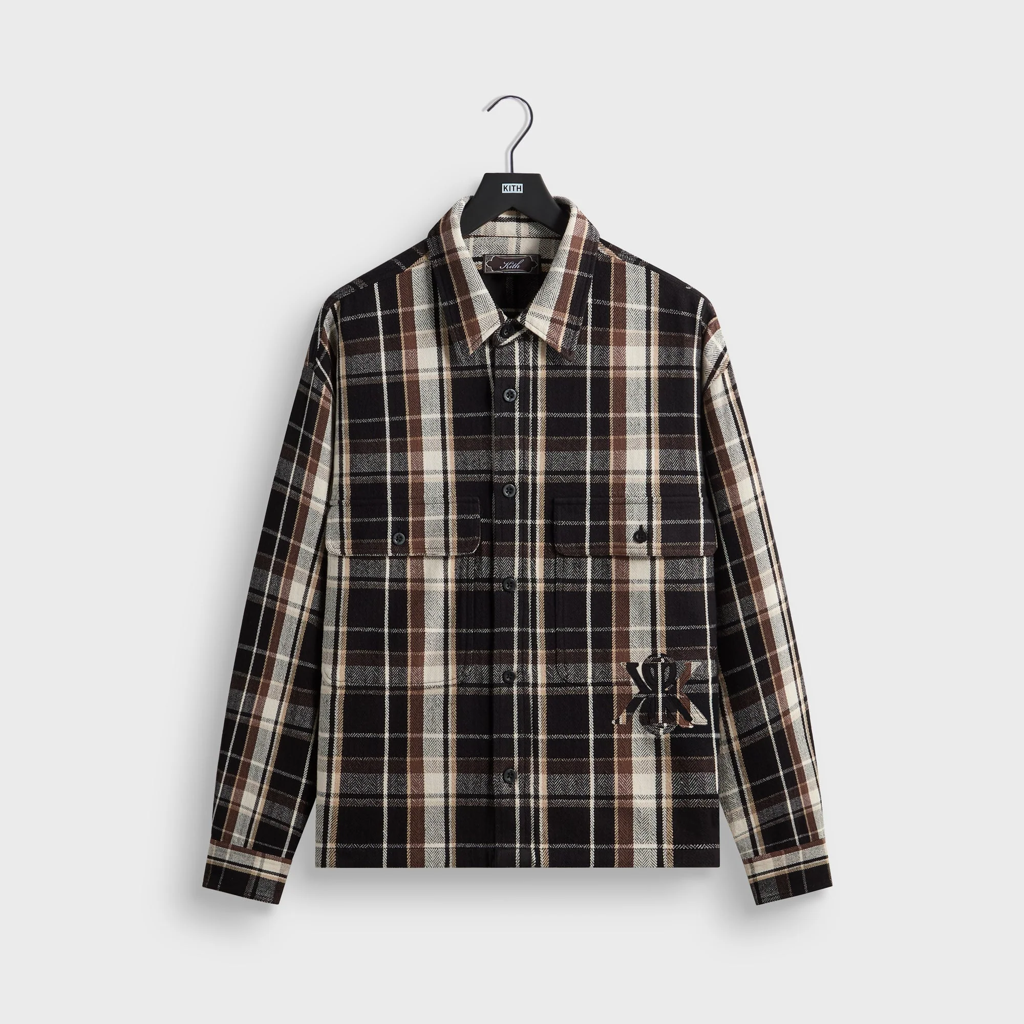 Kith Plaid Henson Buttondown Shirt - Black