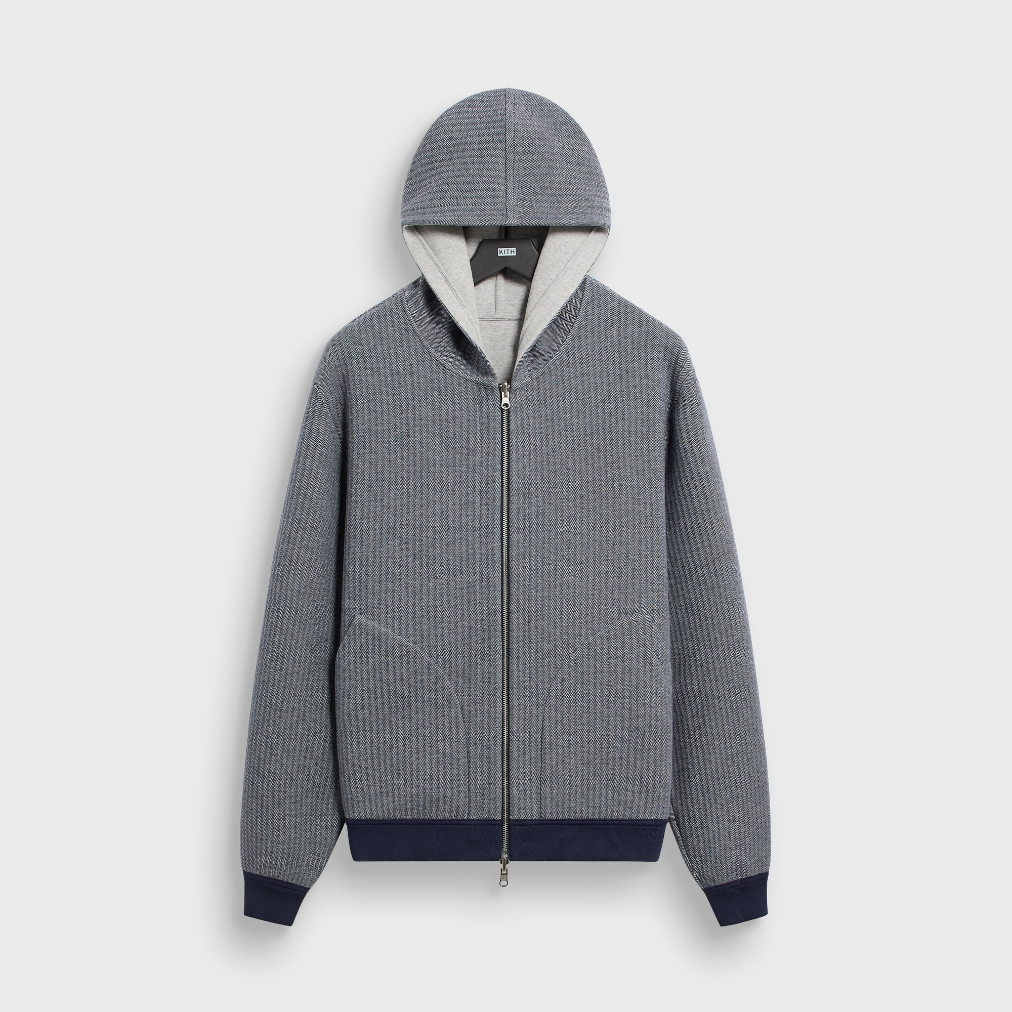 &Kin Reversible Double Face Williams V Hoodie - Nocturnal