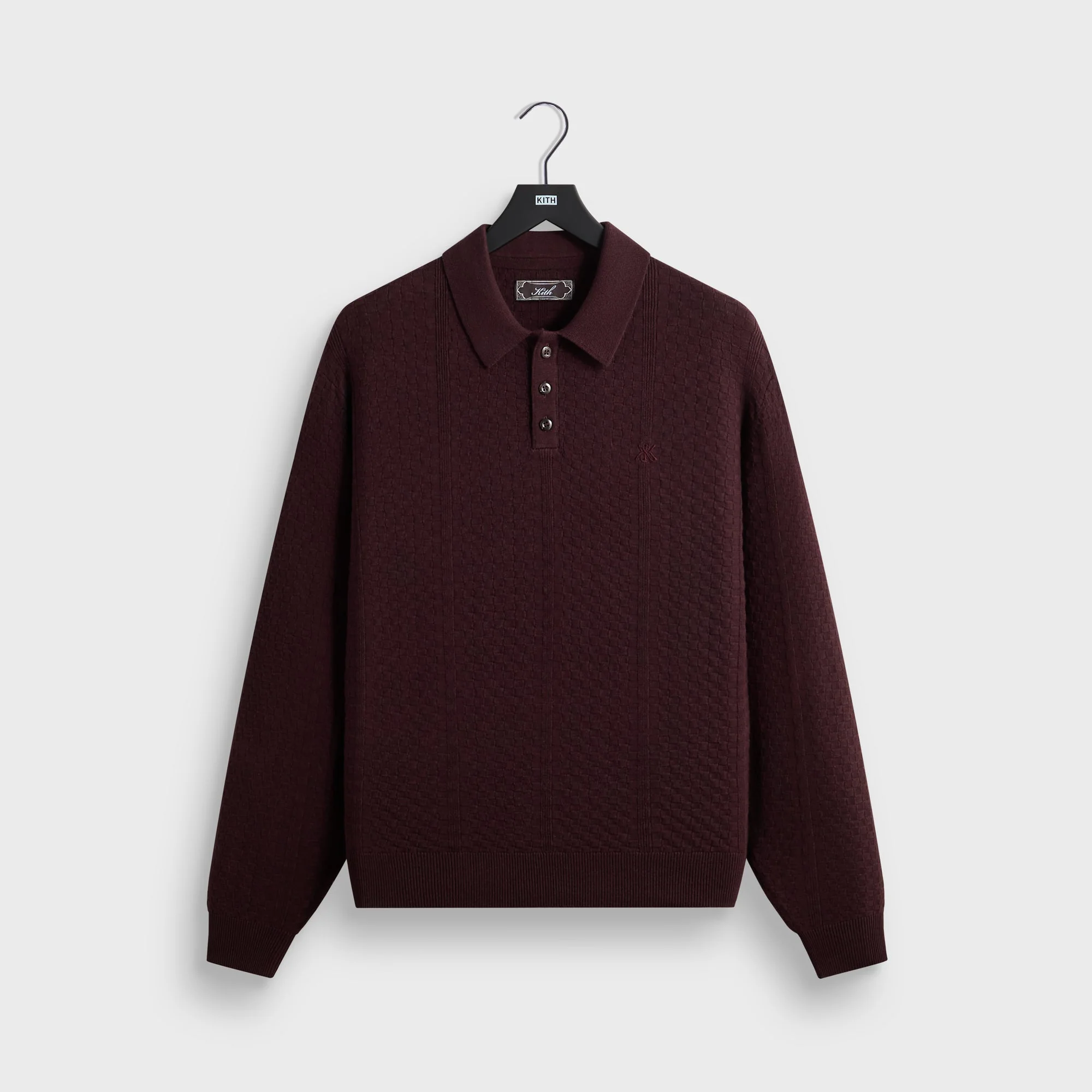 Kith Long Sleeve Tilden Pullover - Incognito
