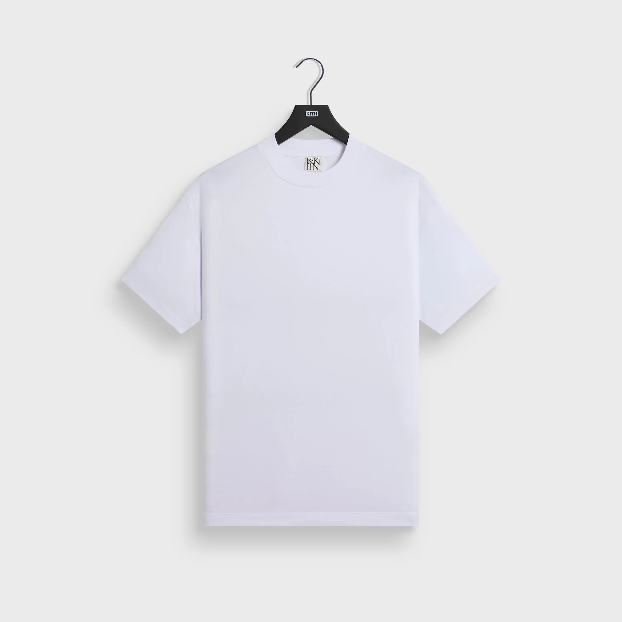 &Kin Mock Neck Albie Tee - White
