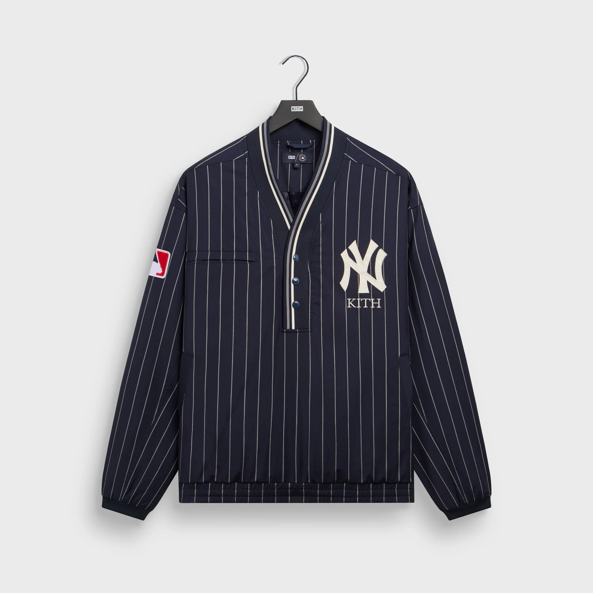Kith for the New York Yankees Tropical Wool Raffi Pullover - Nocturnal