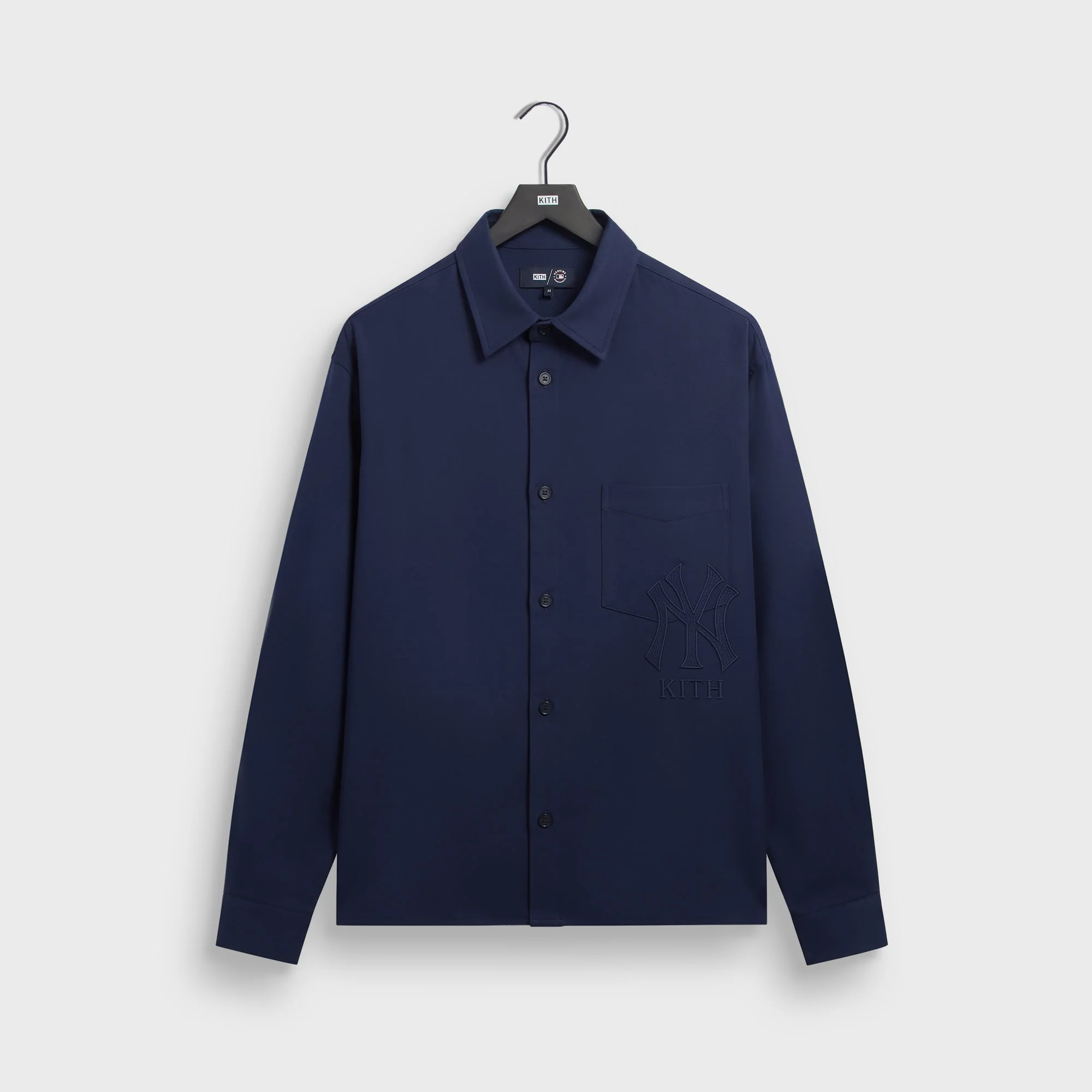 Kith for the New York Yankees Flannel Deon Overshirt - Nocturnal
