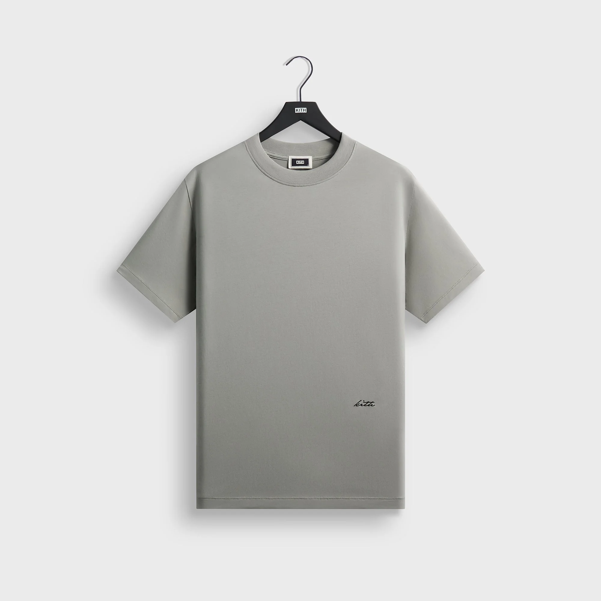 Kith Albie Crewneck Tee - Soot