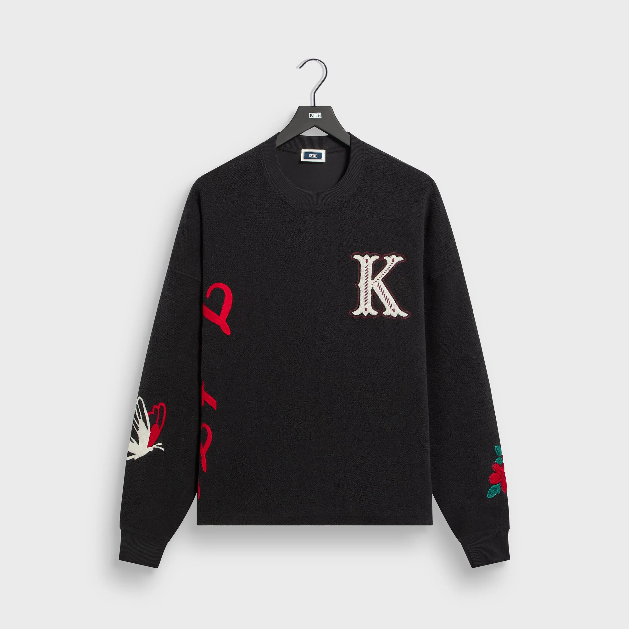 Kith Varsity Lawson Crewneck - Black