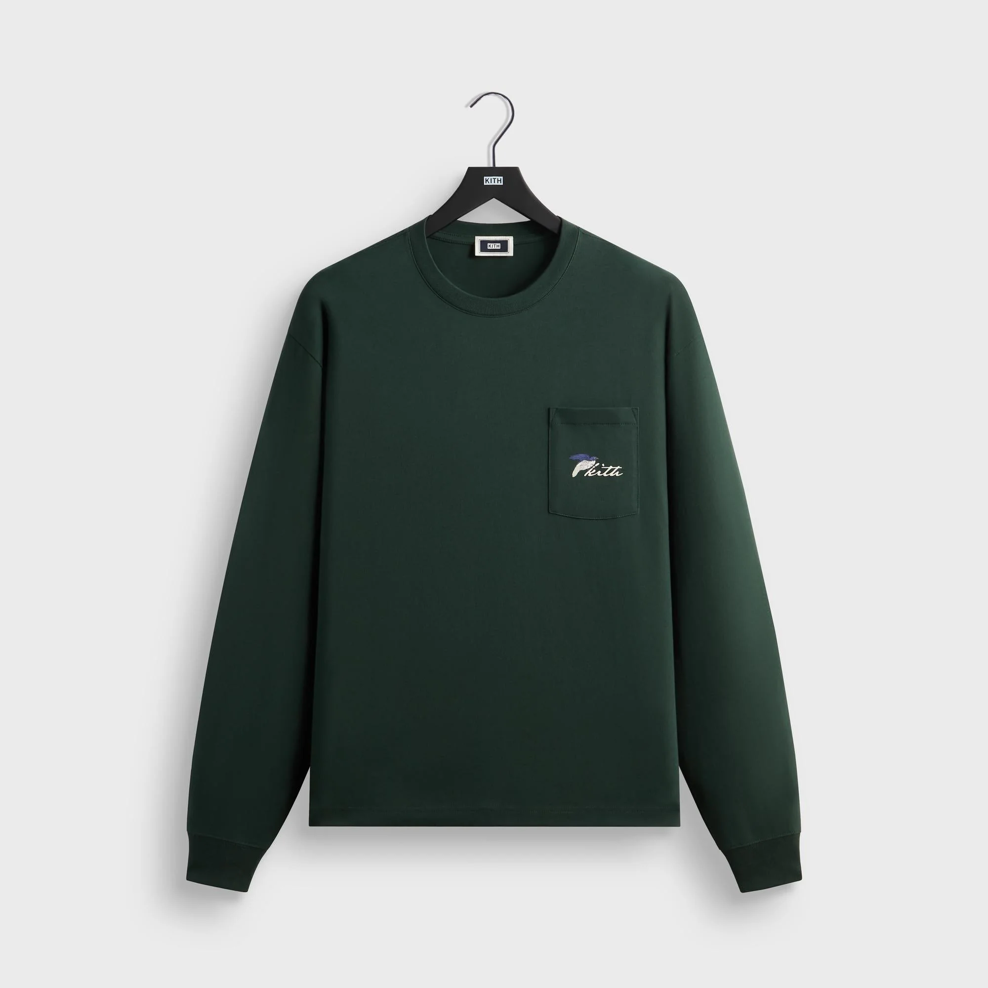 Kith Winter Tailbird Long Sleeve Pocket Tee - Stadium