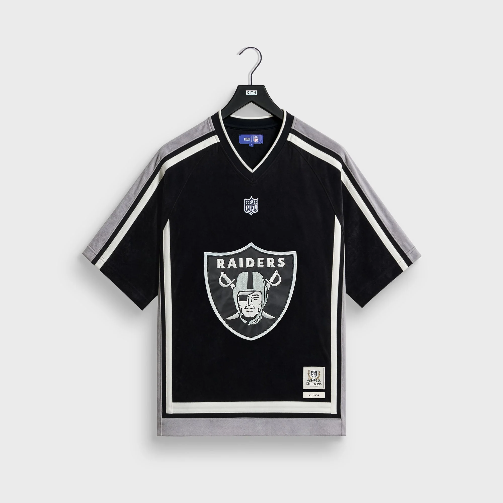 Kith & the NFL for the Oakland Raiders Leon Shirt - Black