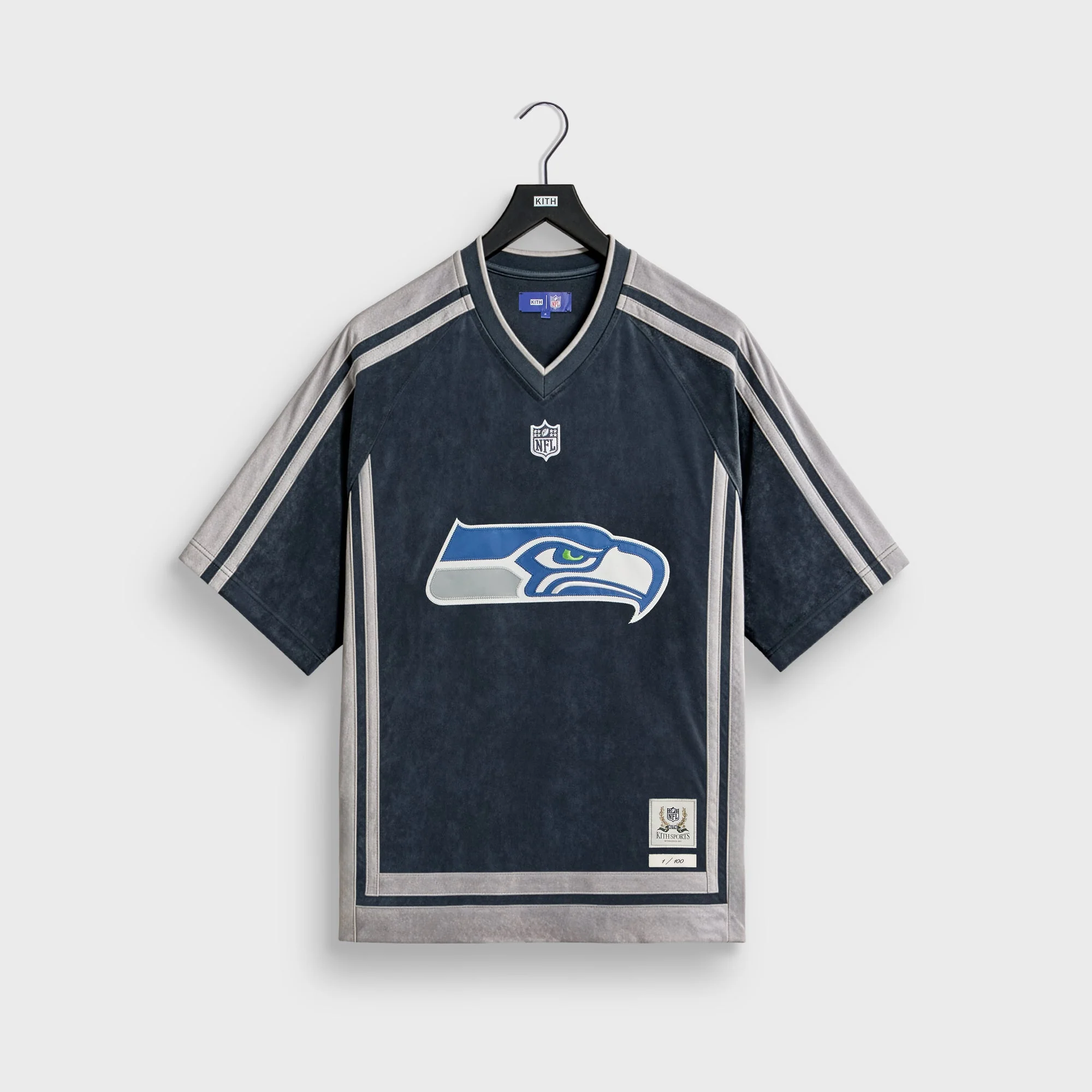 Kith & the NFL for the Seattle Seahawks Leon Shirt - Nocturnal