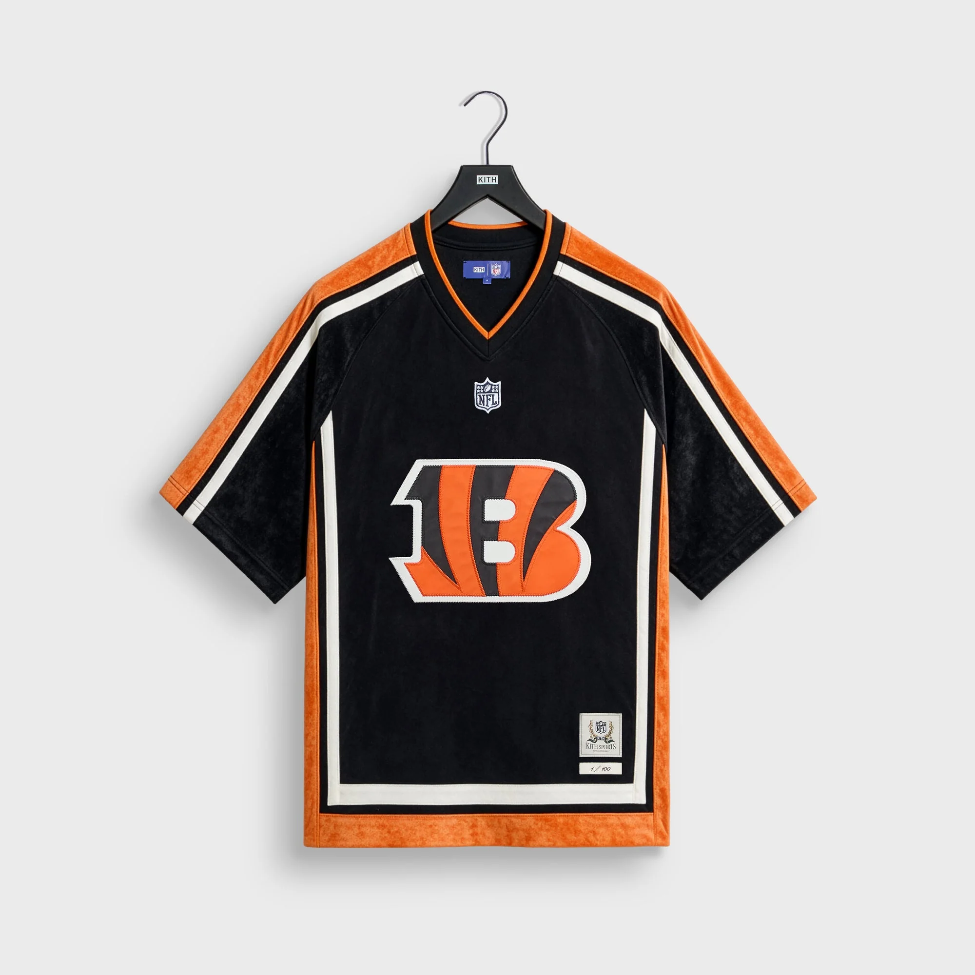 Kith & the NFL for the Cincinnati Bengals Leon Shirt - Black