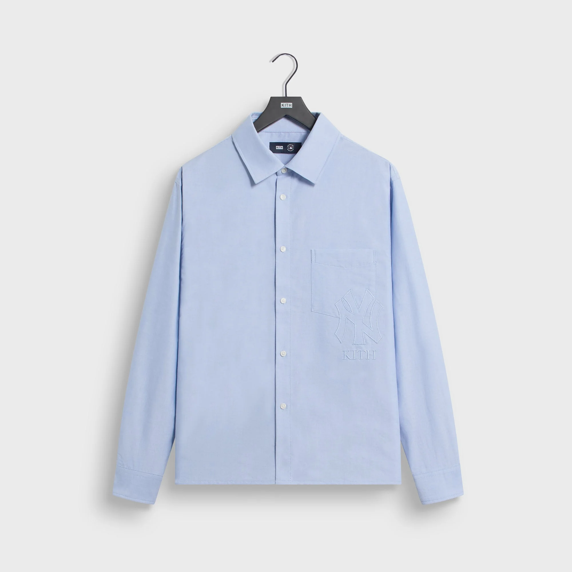 Kith for the New York Yankees Oxford Deon Overshirt - Equilibrium