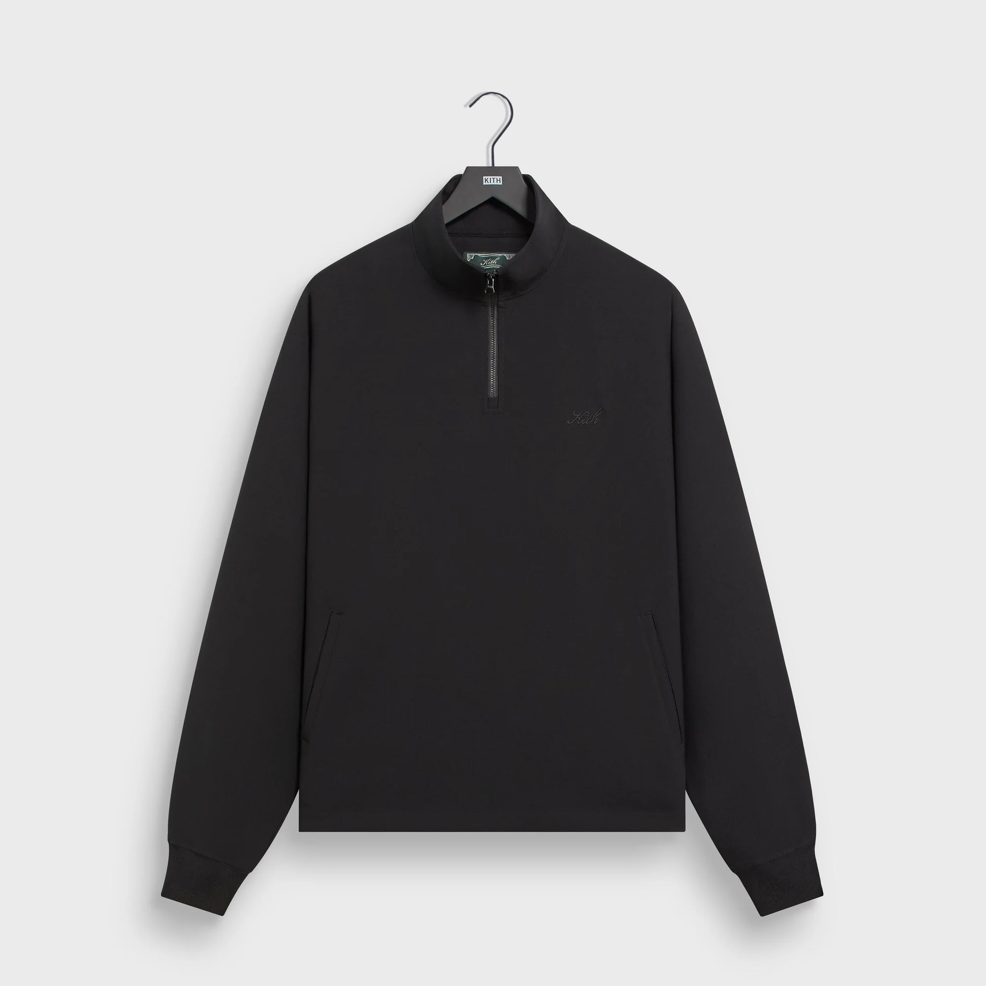 Kith Davis Quarter Zip Pullover - Black