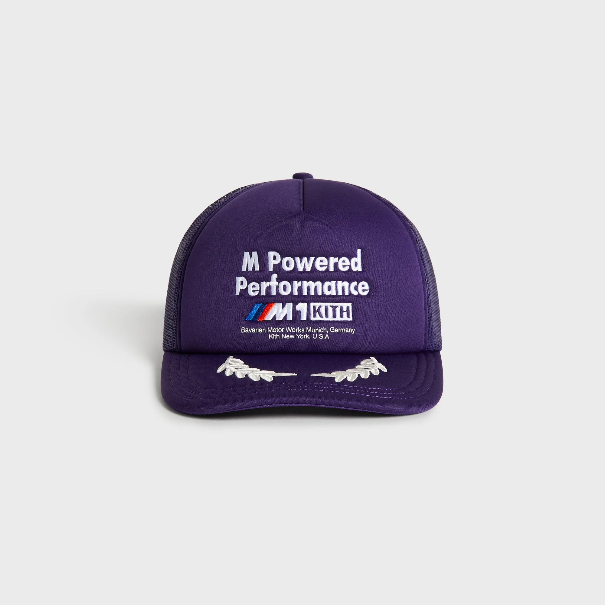 Kith for BMW M1 Podium Poly Foam Nolan Trucker Cap - Techno Violet